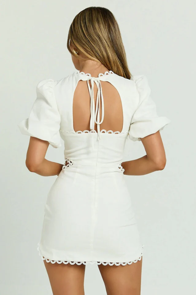 Laila Mini Linen Blend Dress