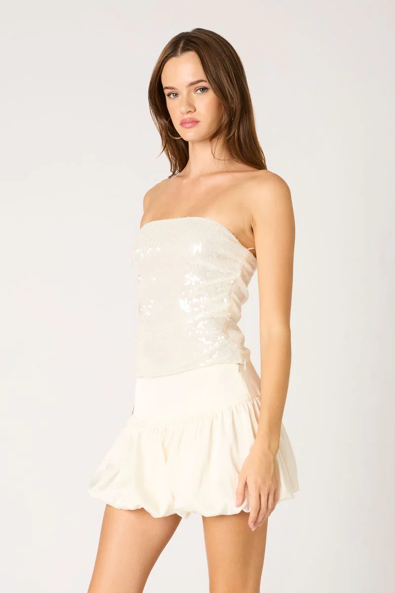 Sequin Tube Top
