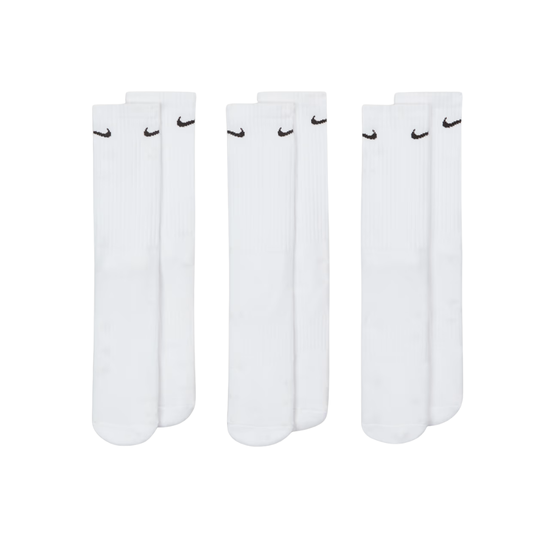 NIKE Everyday Cushioned Men Sport Socks White SX7664-100