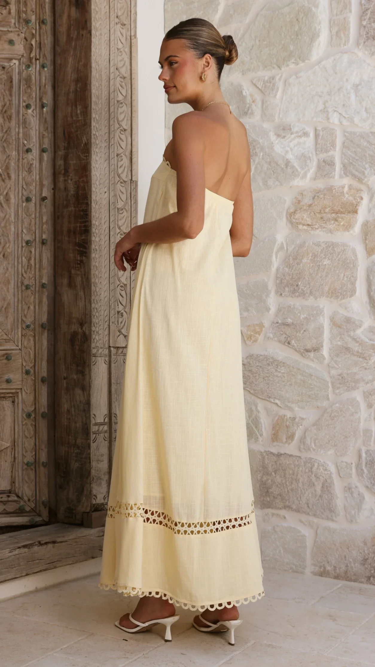 Sandra Maxi Dress - Yellow