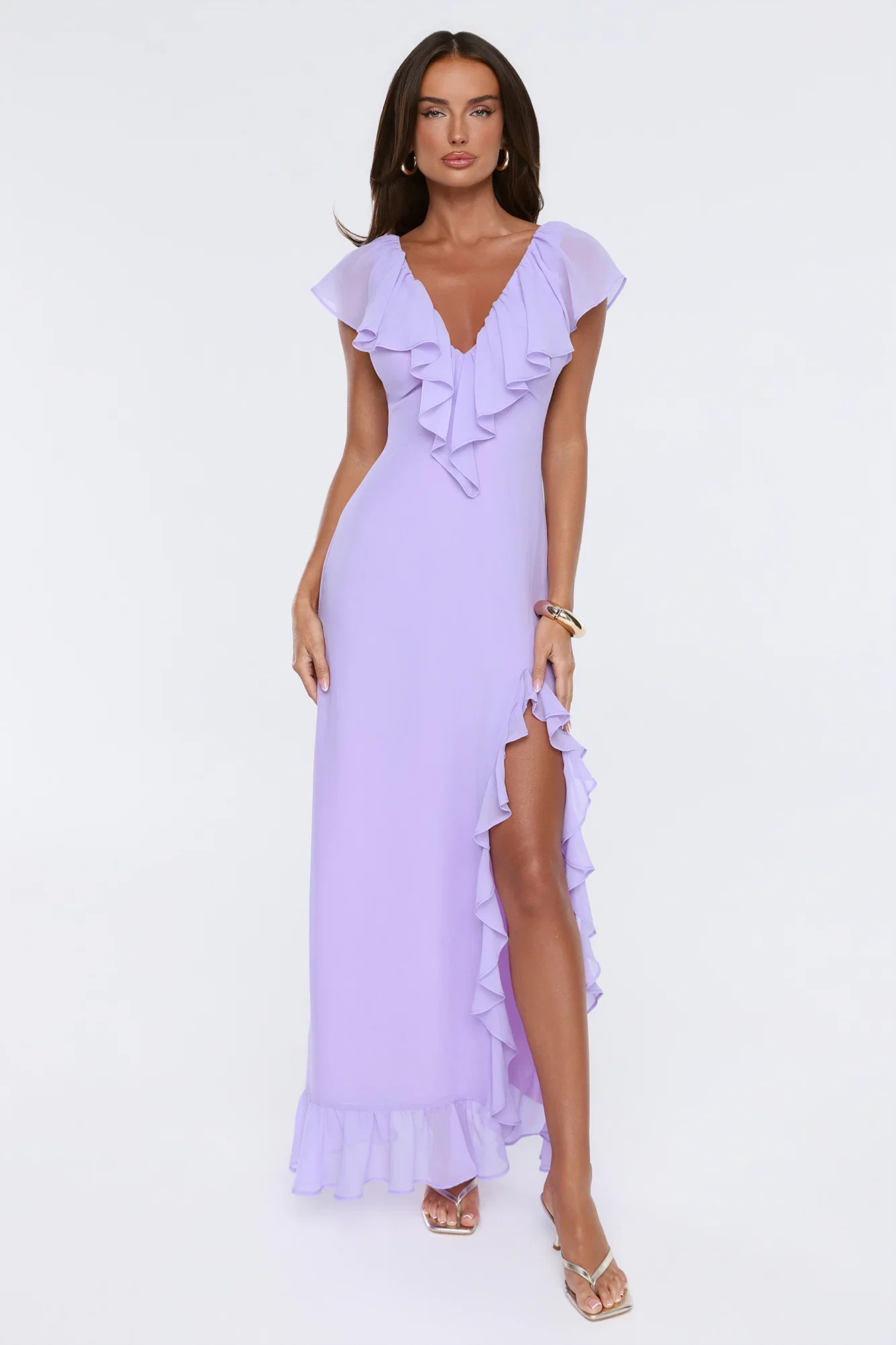 Gallery Of Grace Maxi Dress Lilac