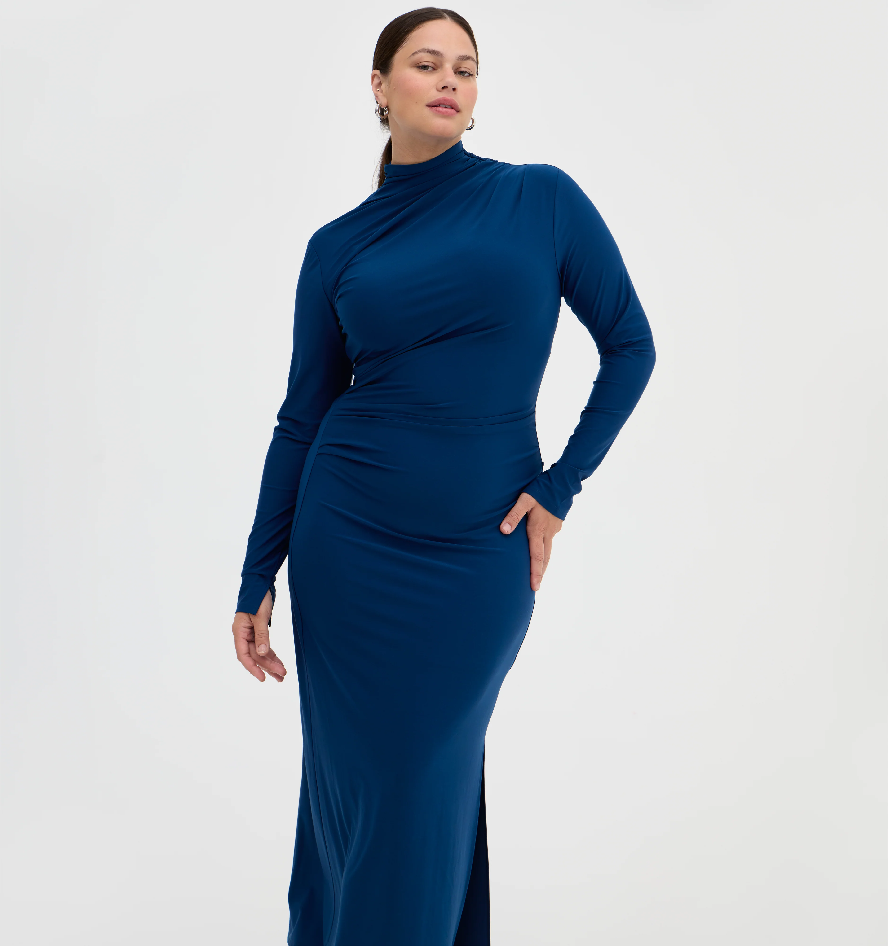 The Rizzo Dress - Peacock Blue