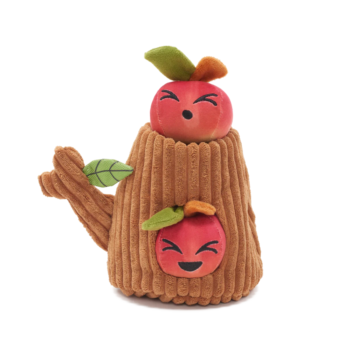 Them Apples Plush Multi-Part + Fetch + Enrichment Dog Toy