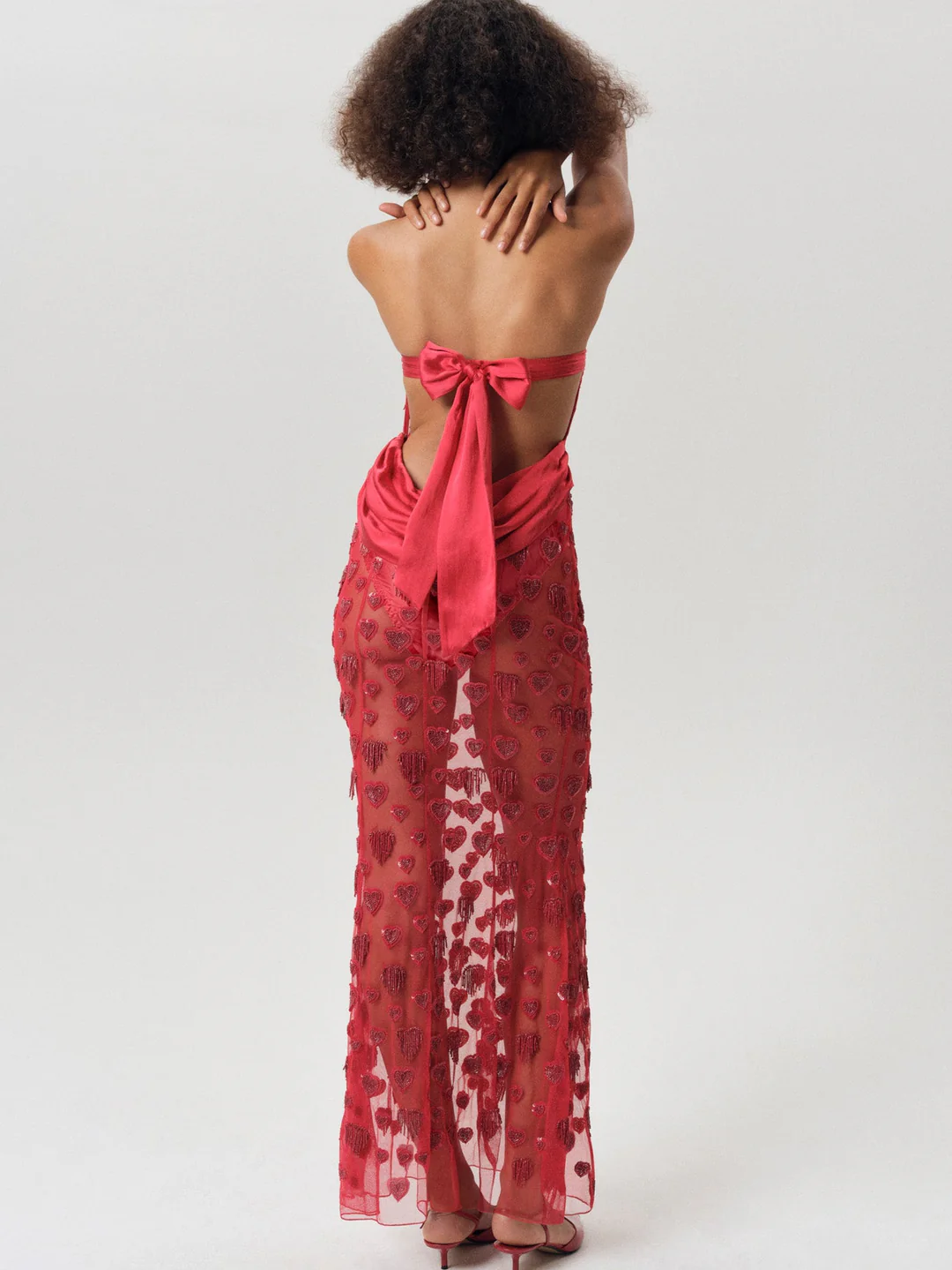 Fringe Hearts Maxi Dress