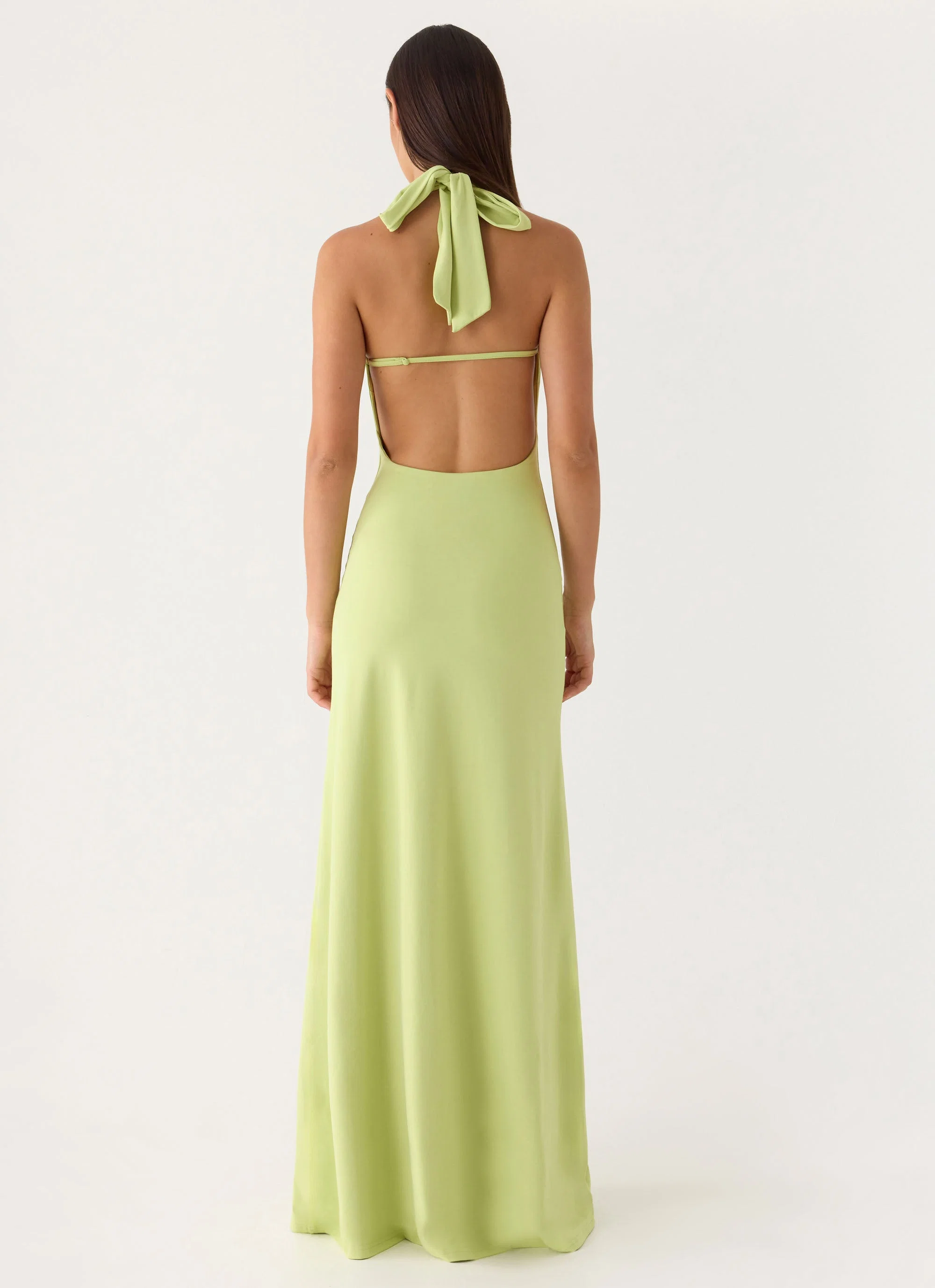 Quaresma Embellished Maxi Dress - Lime