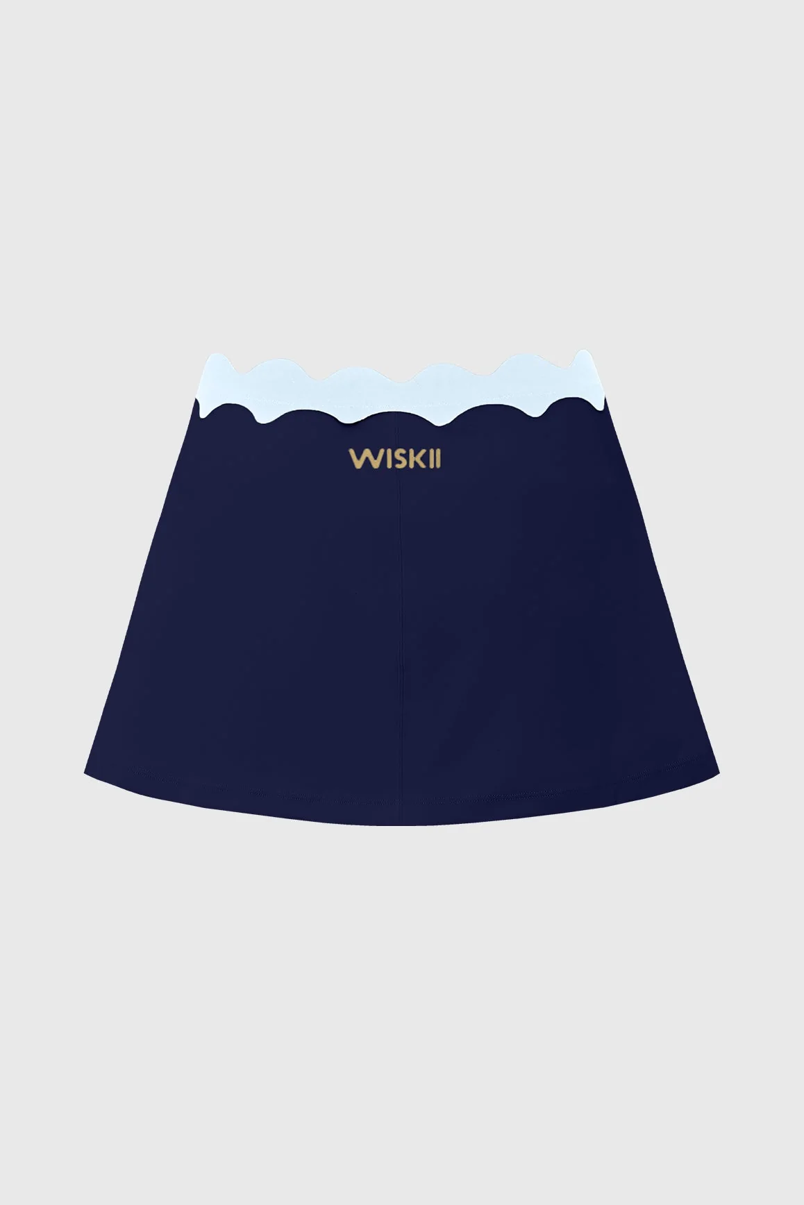 Riviera Scallop Contrast Skirt