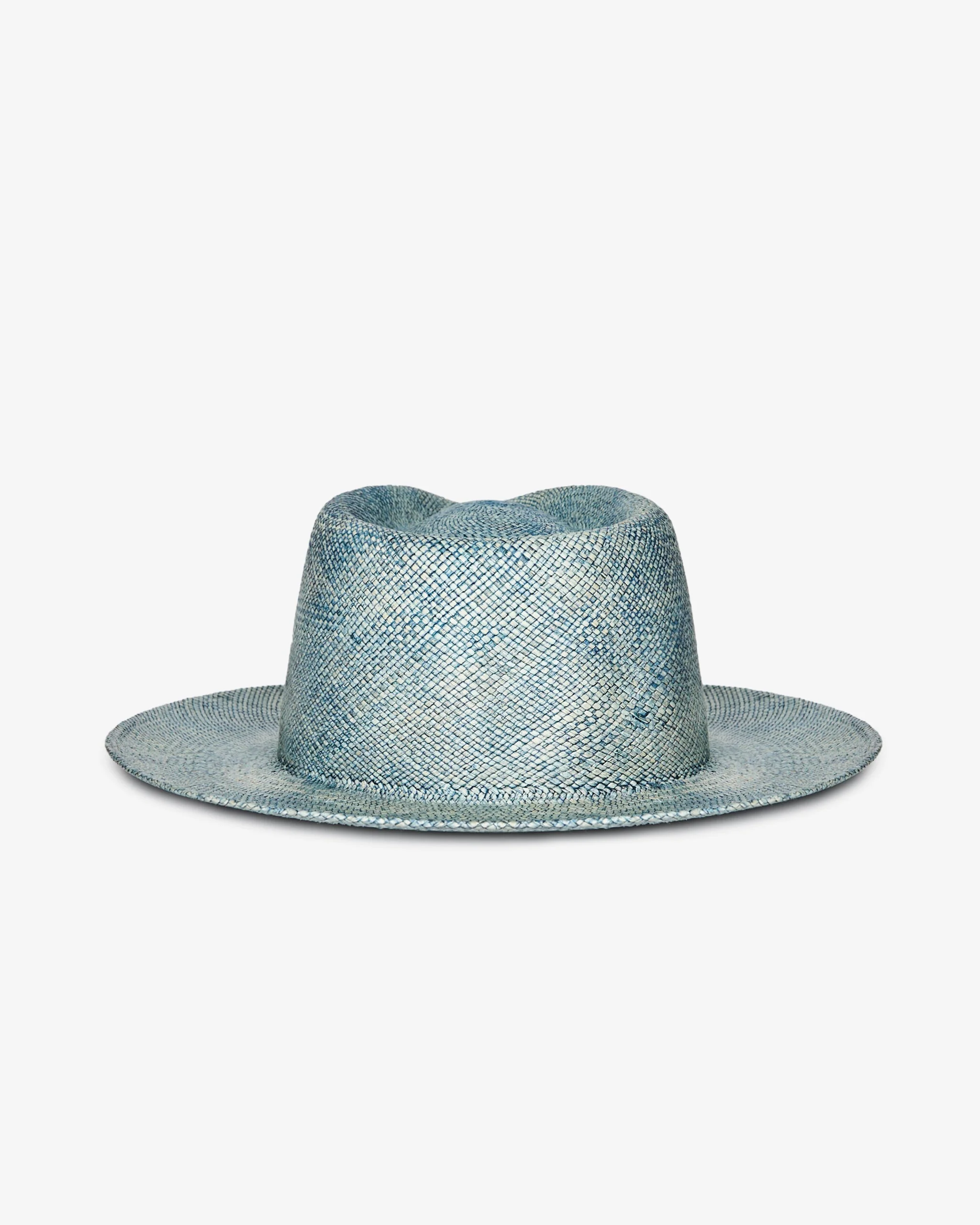 Indigo Straw Hat