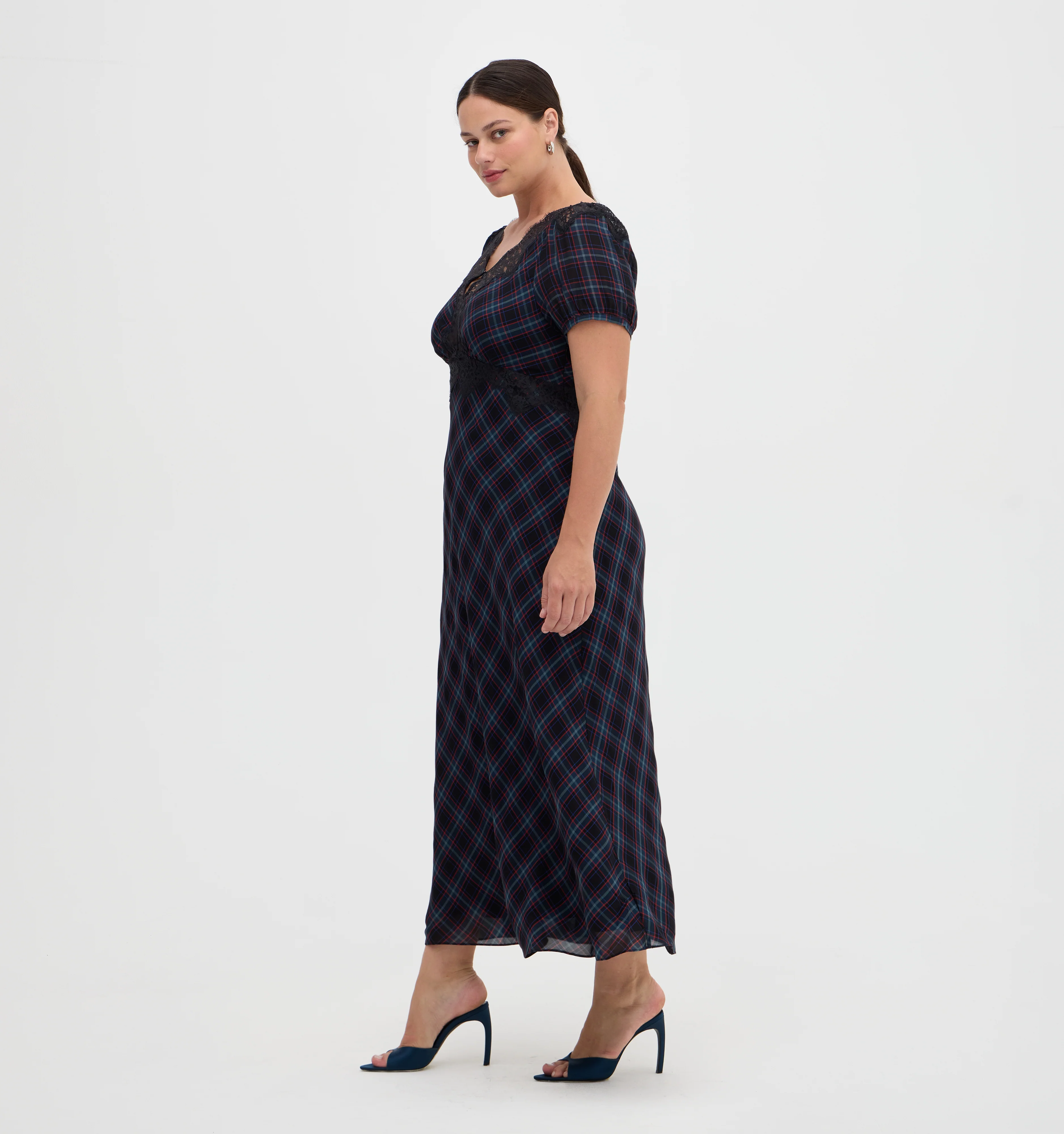 The Oakley Dress - Jewel Tartan