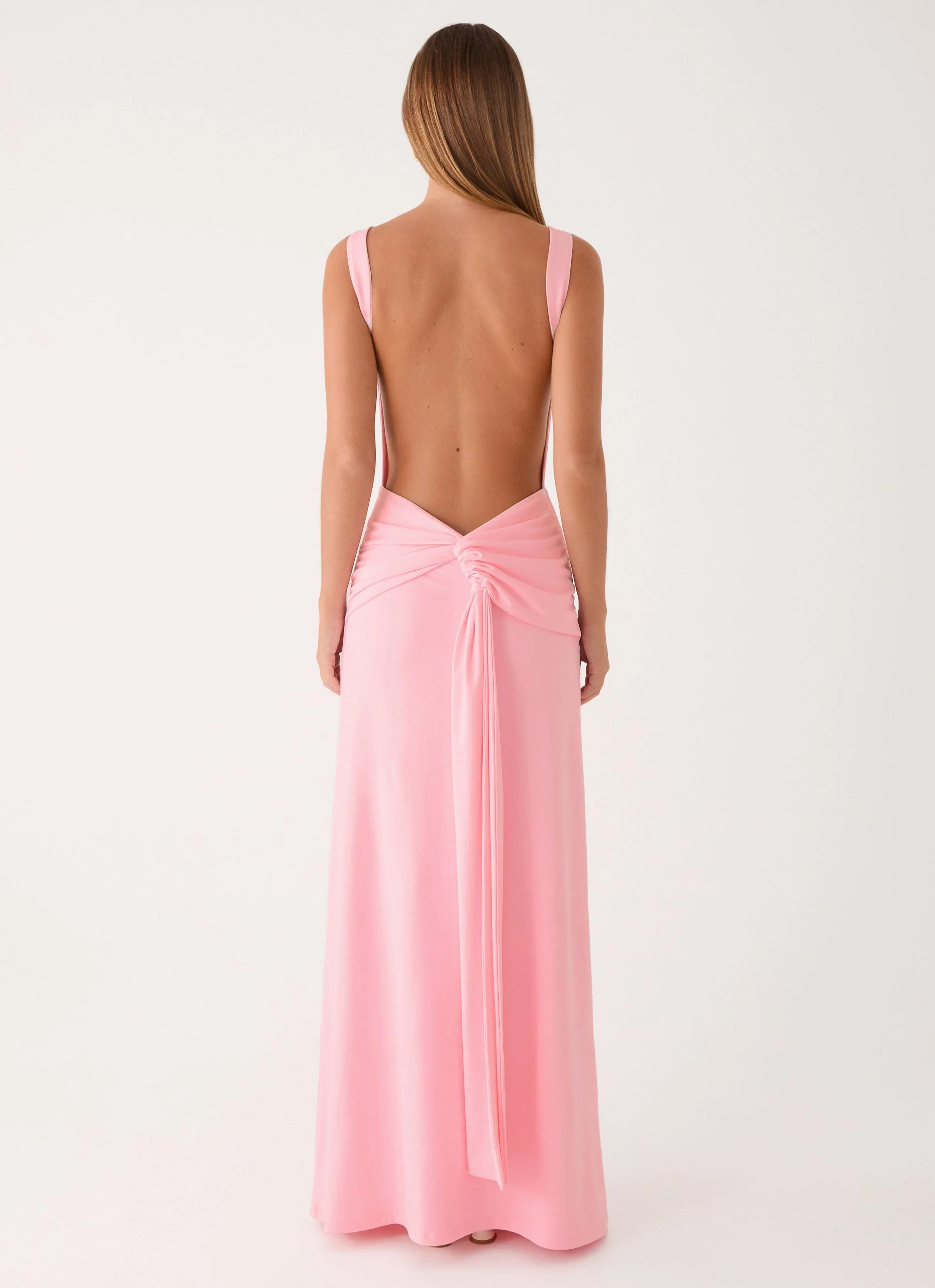 Tamsyn Maxi Dress - Pink - luluinthesky