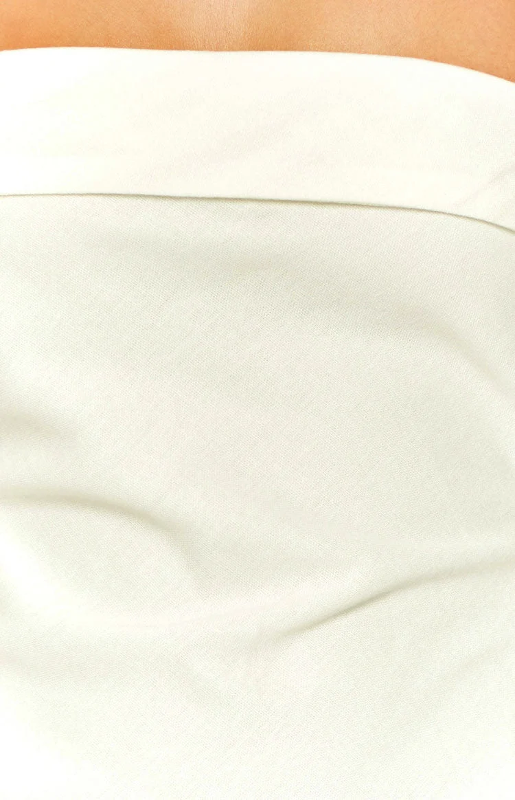 Summer Cream Midi Dress