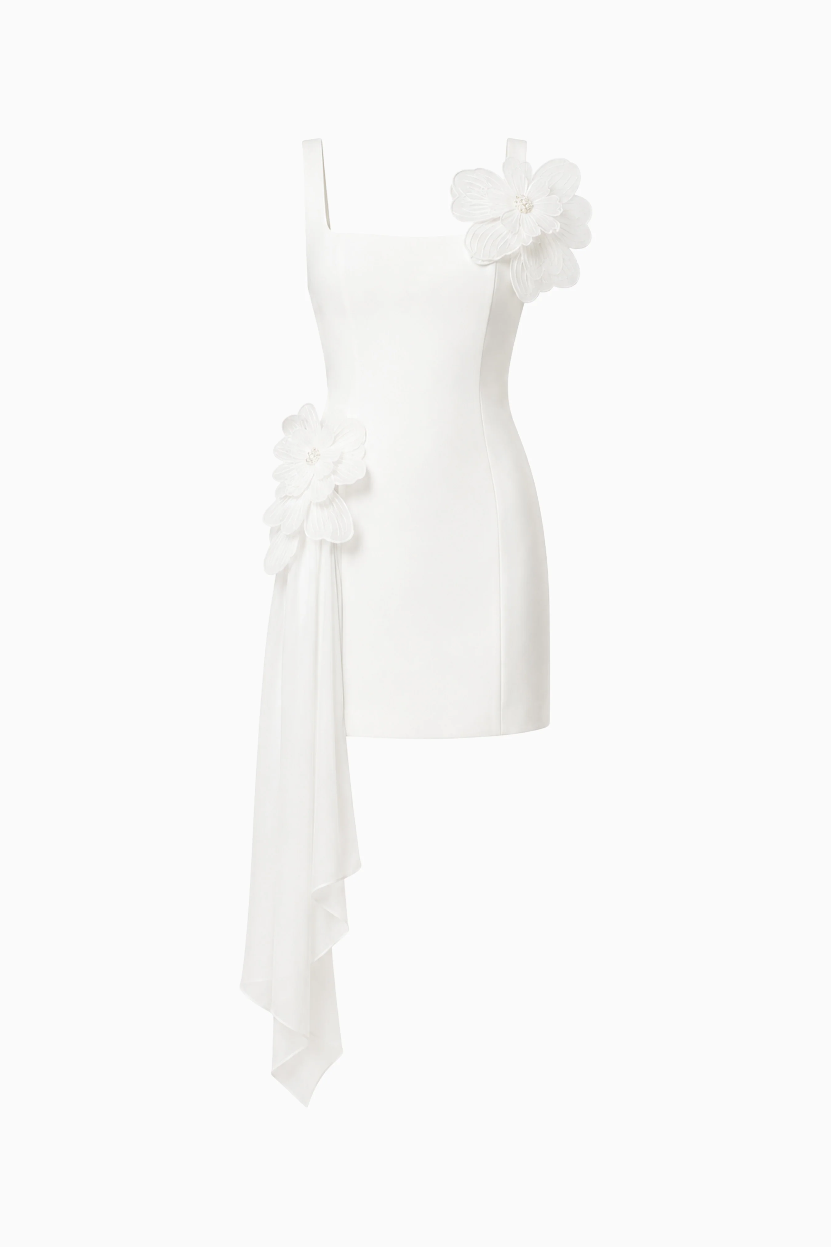 Janelle Party Mini Dress In White