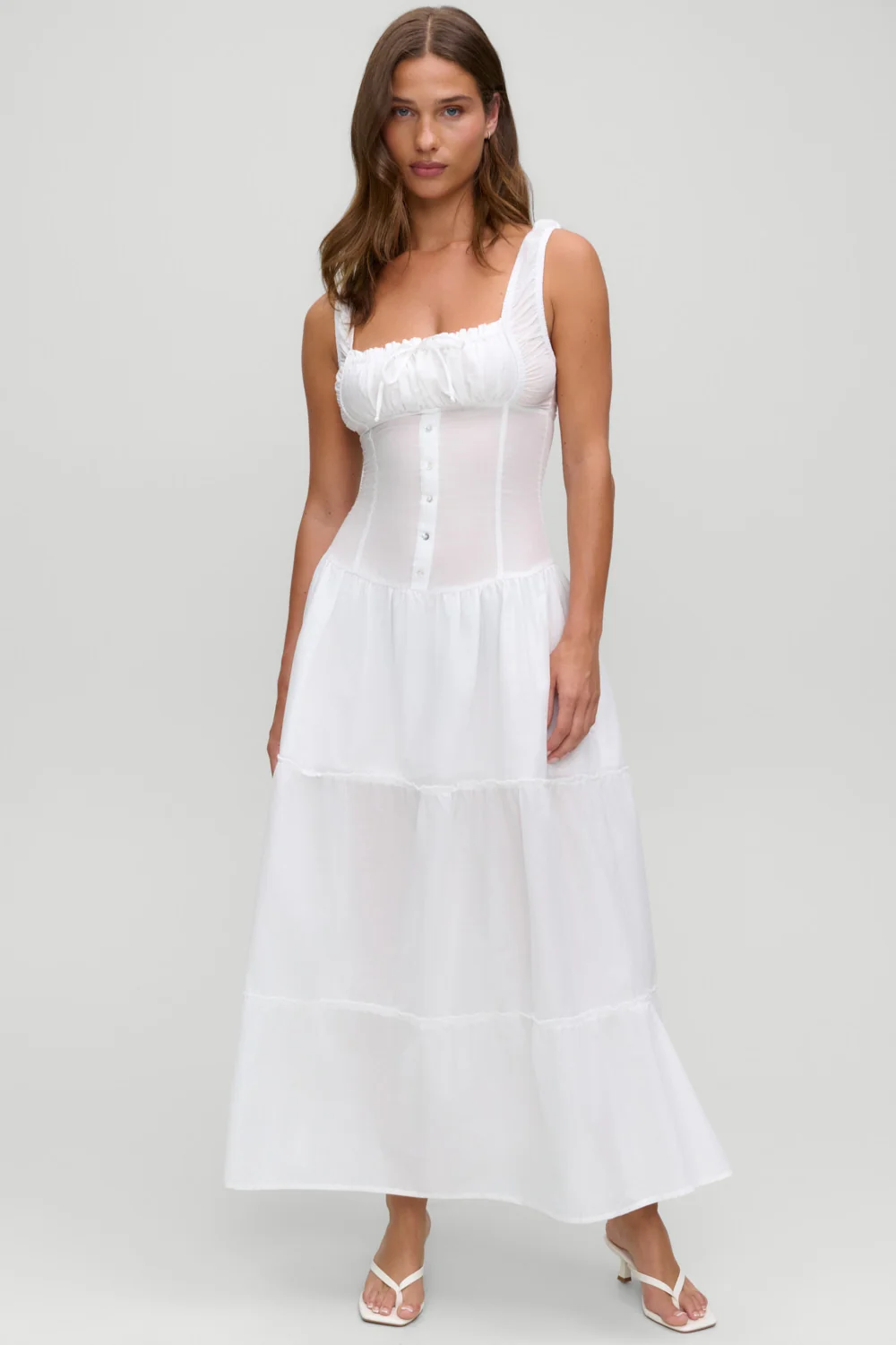 Christabelle Ruffle Maxi Dress - Sunrose