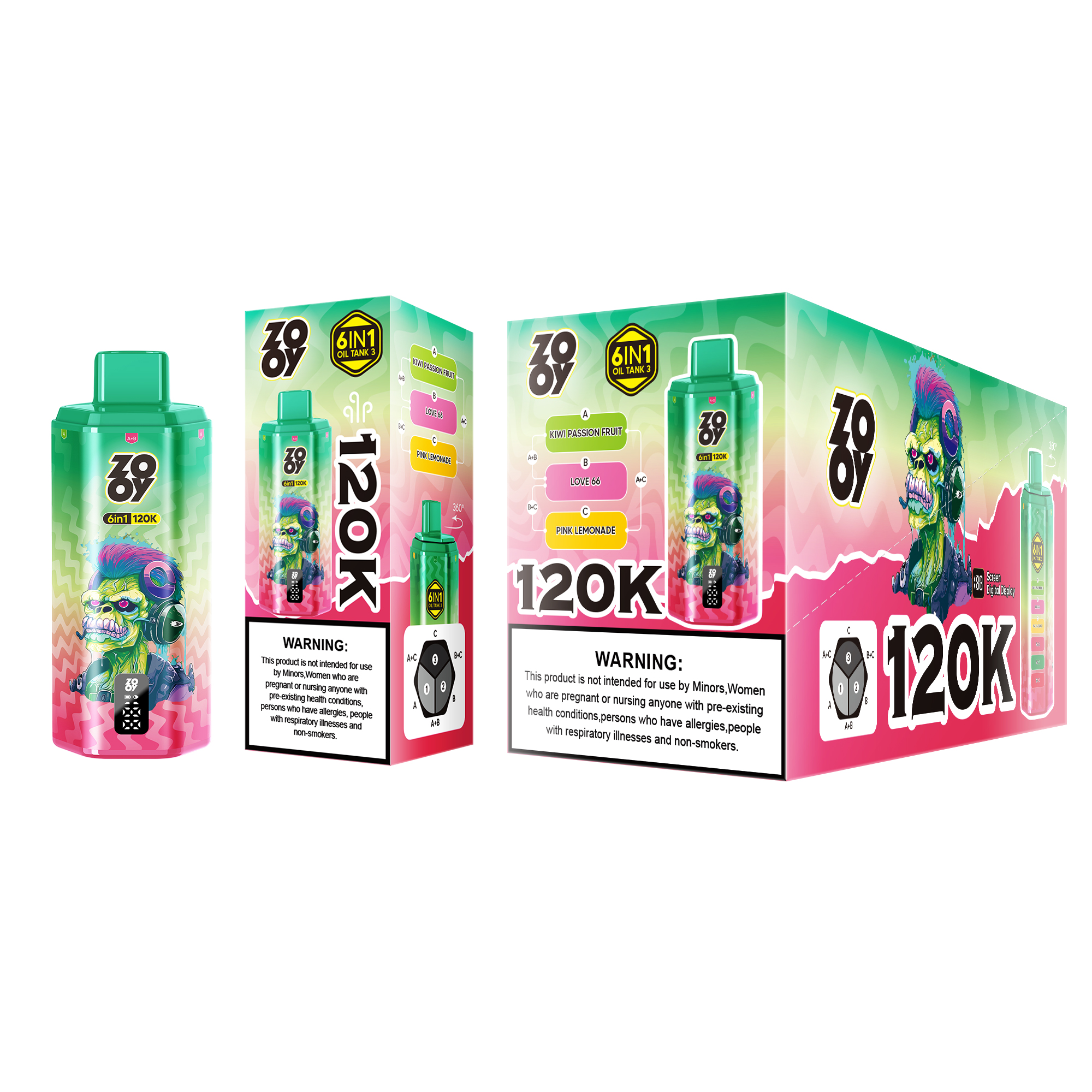 ZOOY TANK 120K/1 BOX(10 PCS)