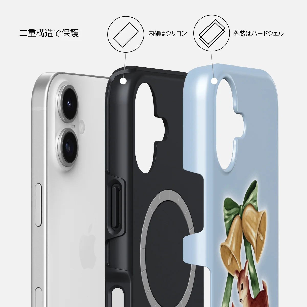 Baby Rudolph - iPhone 17 ケース