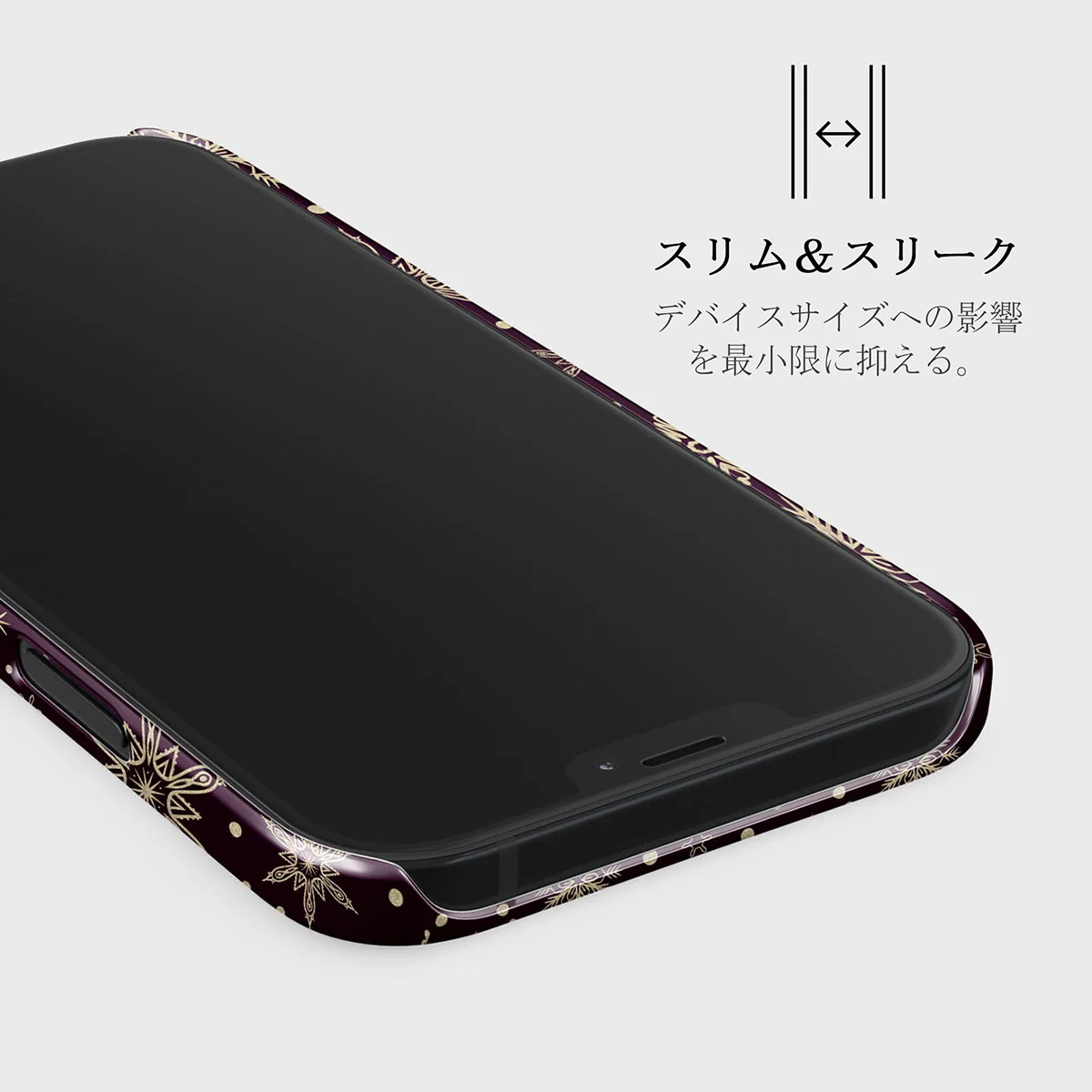Sleeping Beauty - Snowflakes iPhone 12 Mini ケース