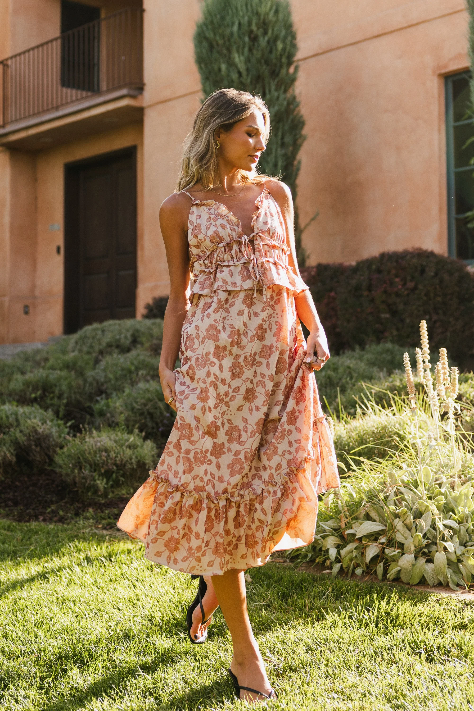 Francis Floral Midi Dress