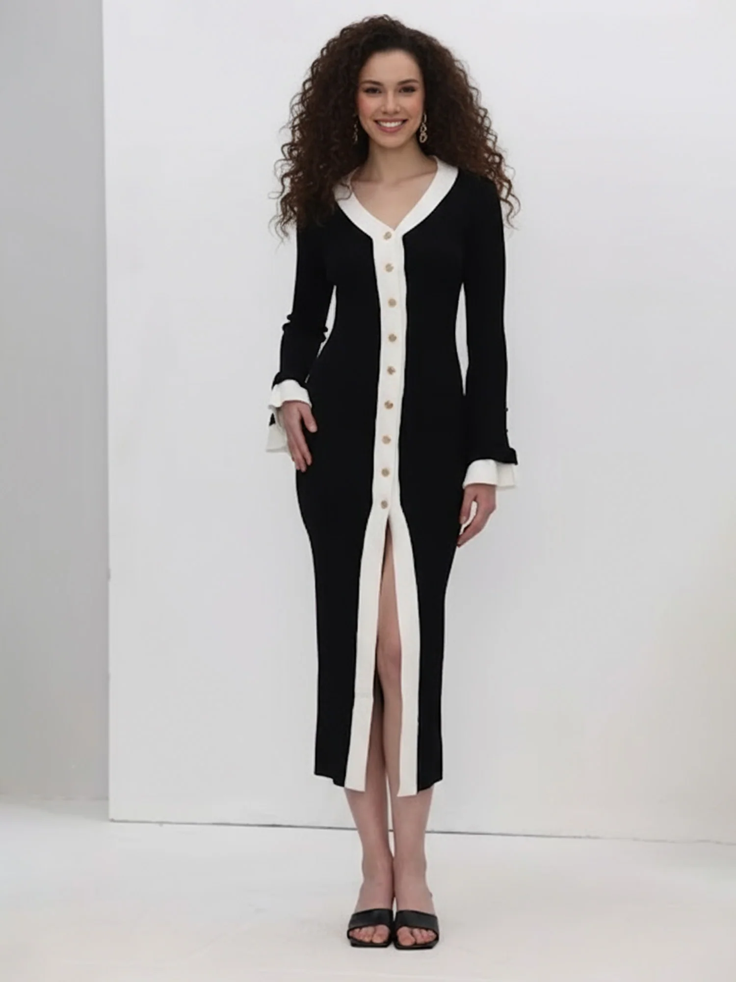 Sleek Muse Maxi Dress
