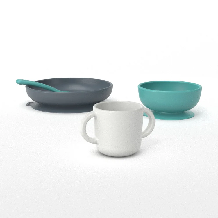 Vogeelle Silicone Baby Meal Set - Lagoon