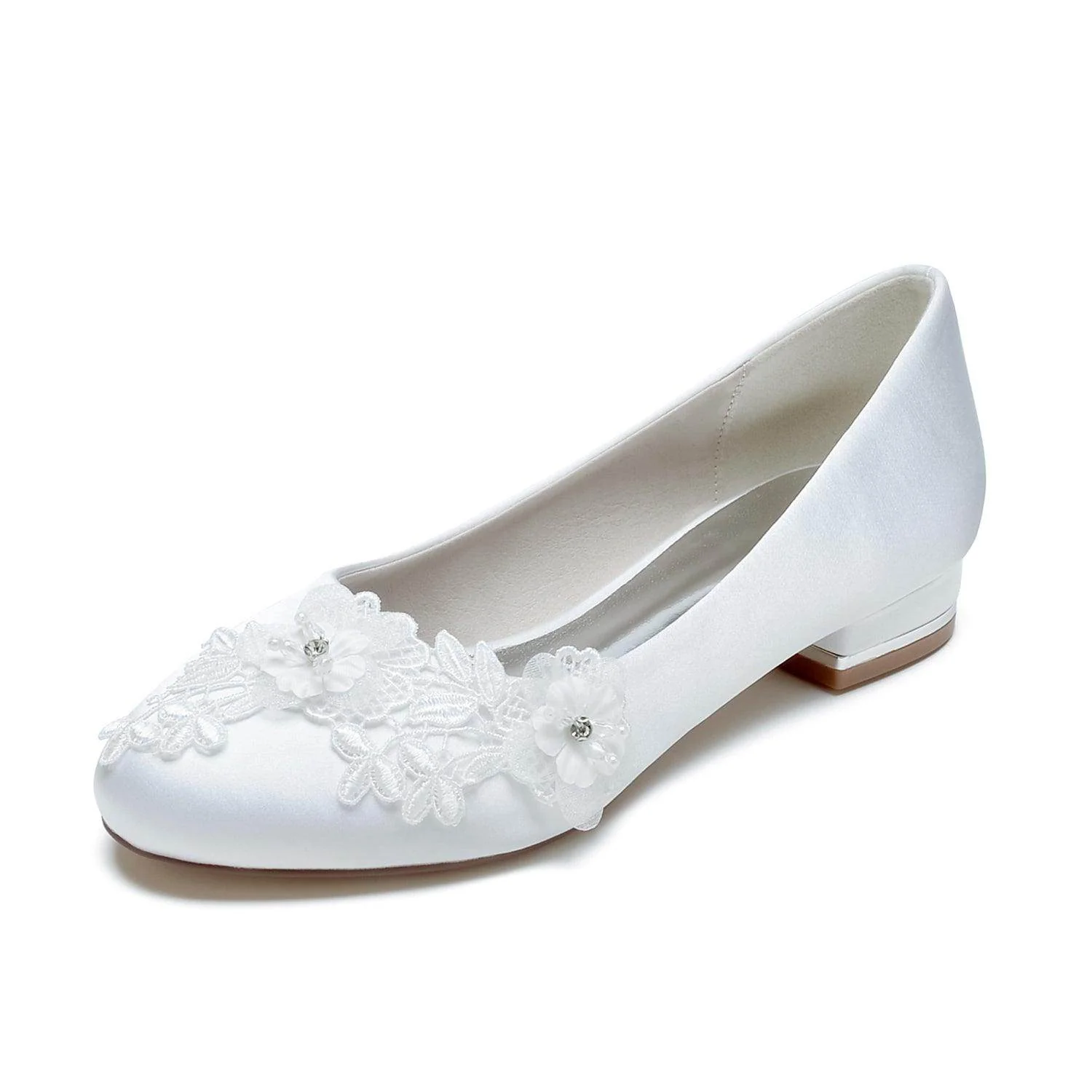 Flat Heel 2.5cm Silk-Like Shoes CK0375
