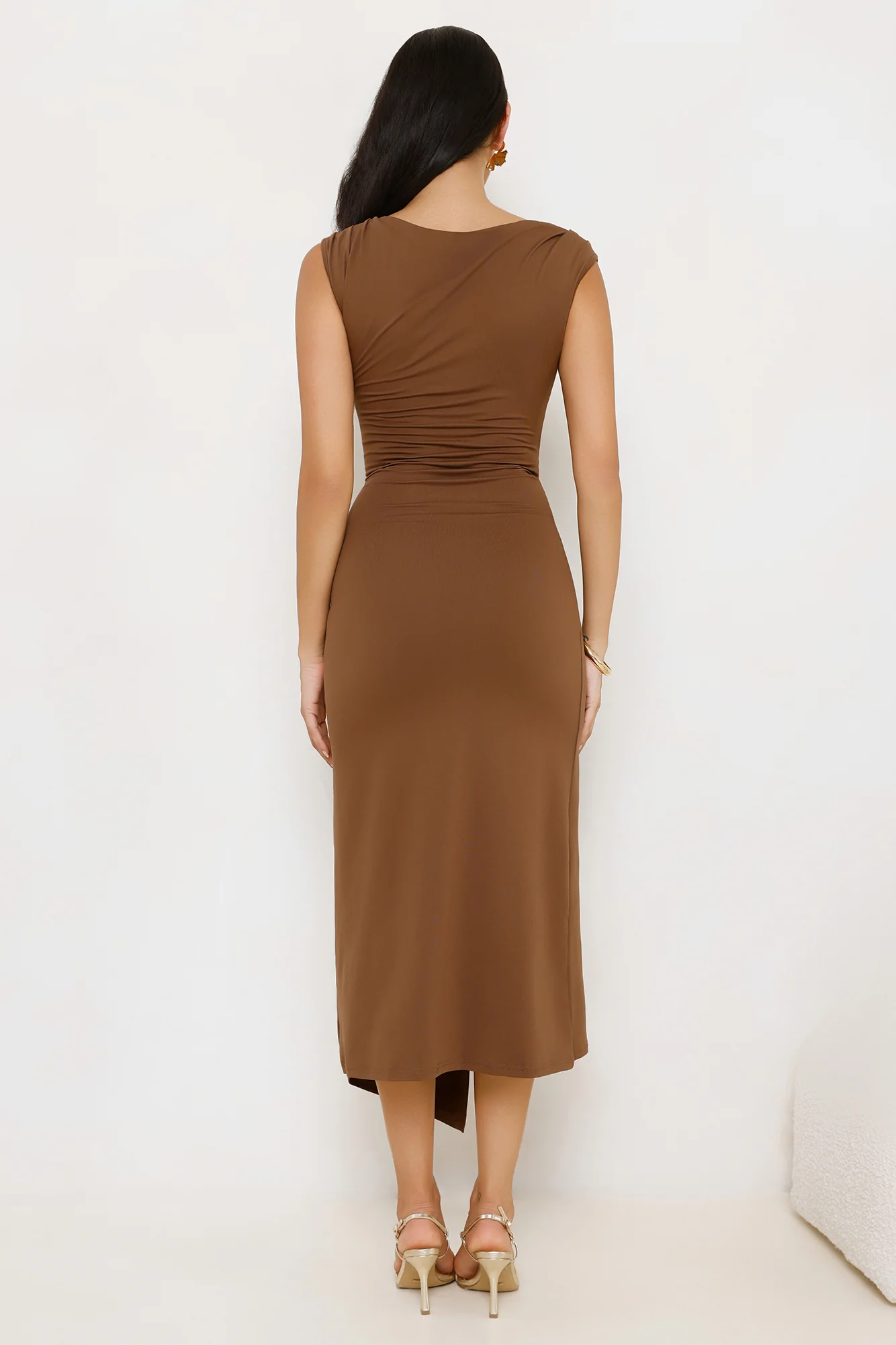 Runway Icon Maxi Dress Brown