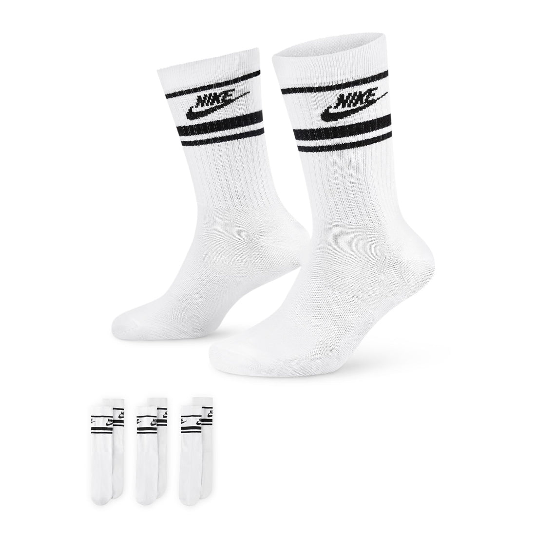 NIKE Sportswear Dri-Fit Everyday Essential Crew Socks (3 PAIRS)