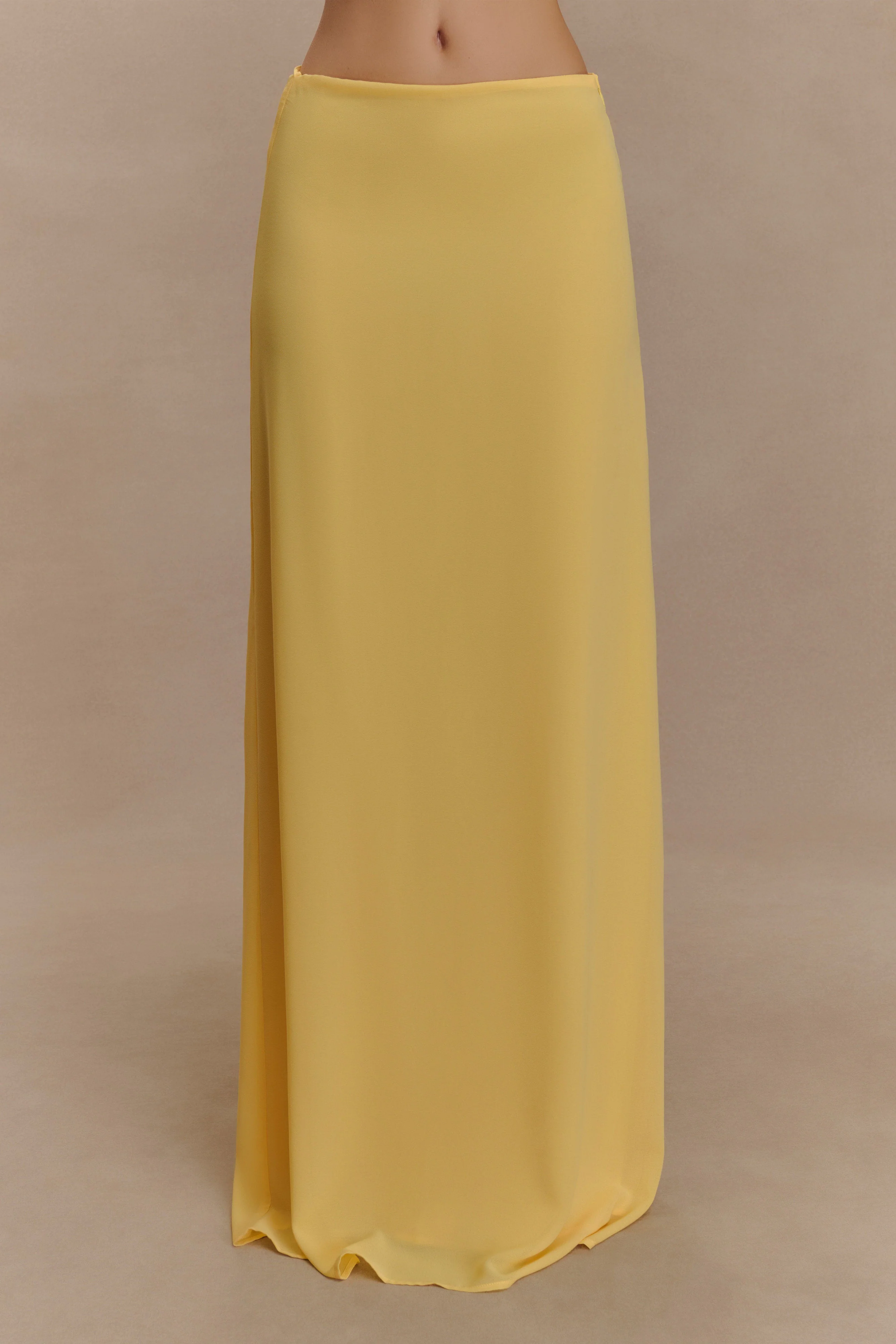 Katalina Chiffon Maxi Skirt - Butterscotch