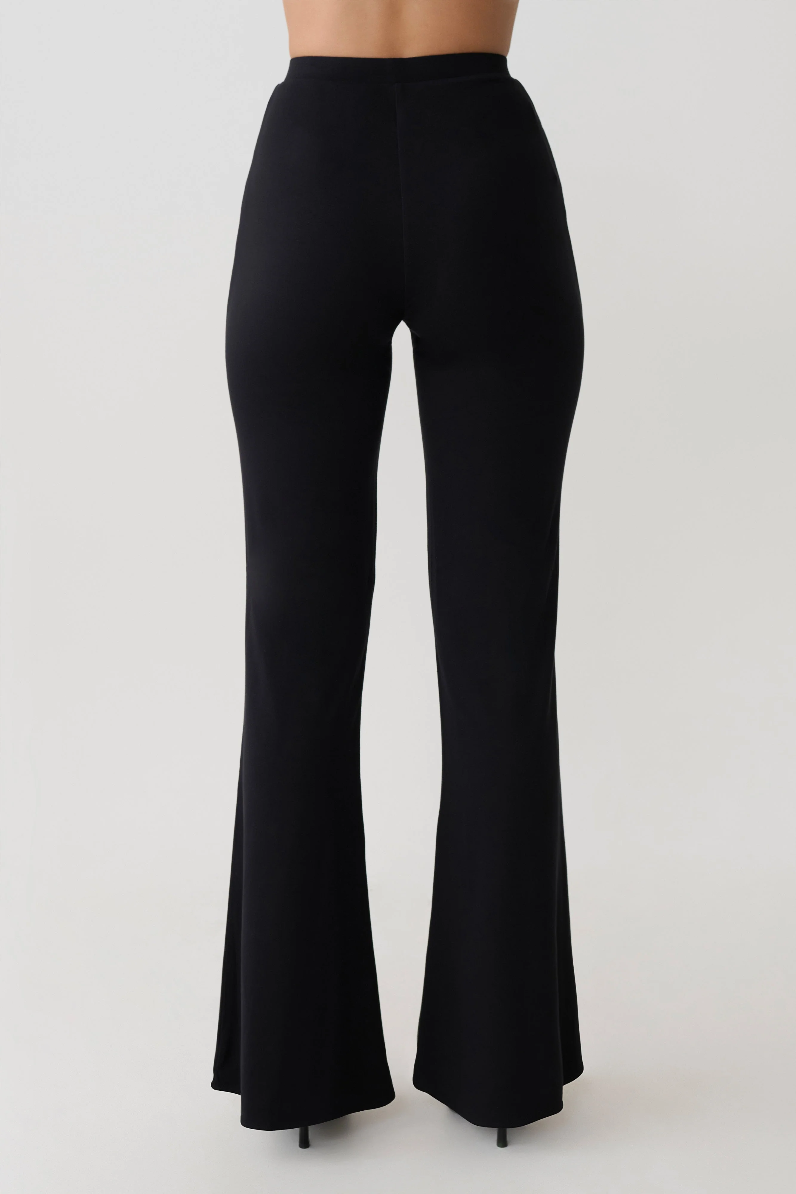 Jemma Flare Leg Pants - Black