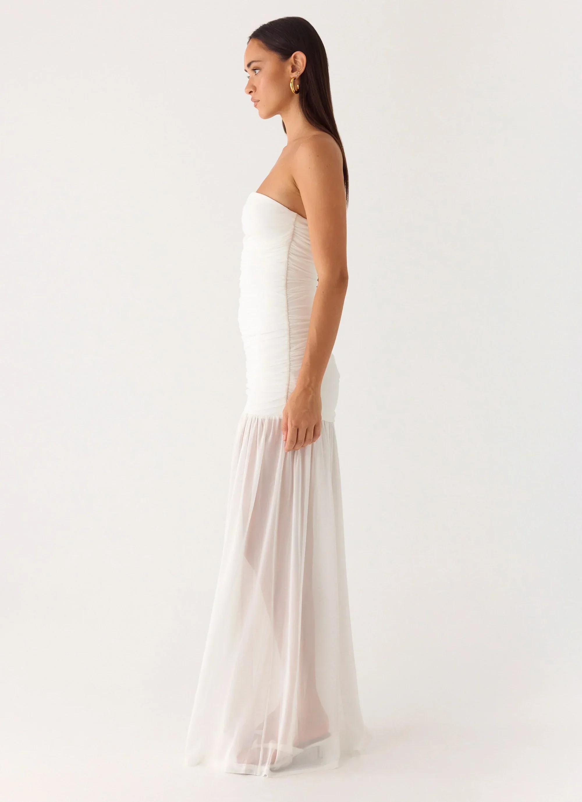 Savaya Maxi Dress - White - luluinthesky
