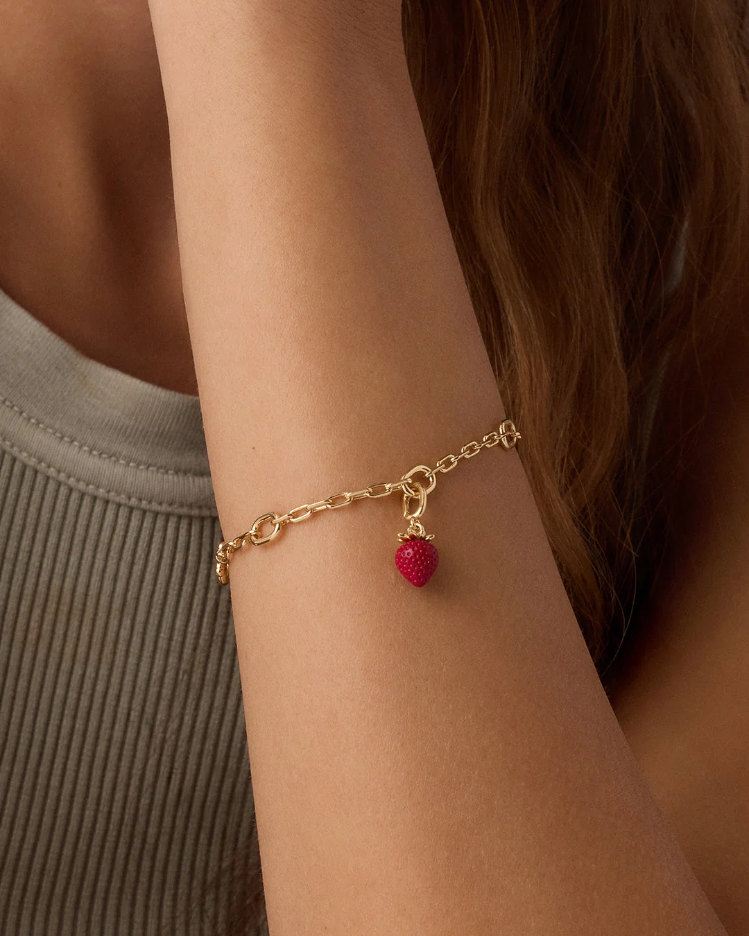 Strawberry Parker Charm