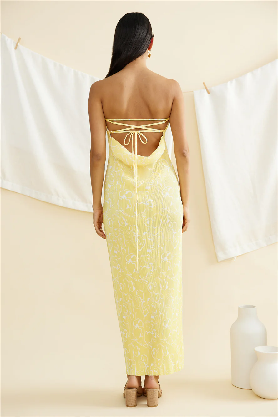 Lemon Cello Maxi Dress