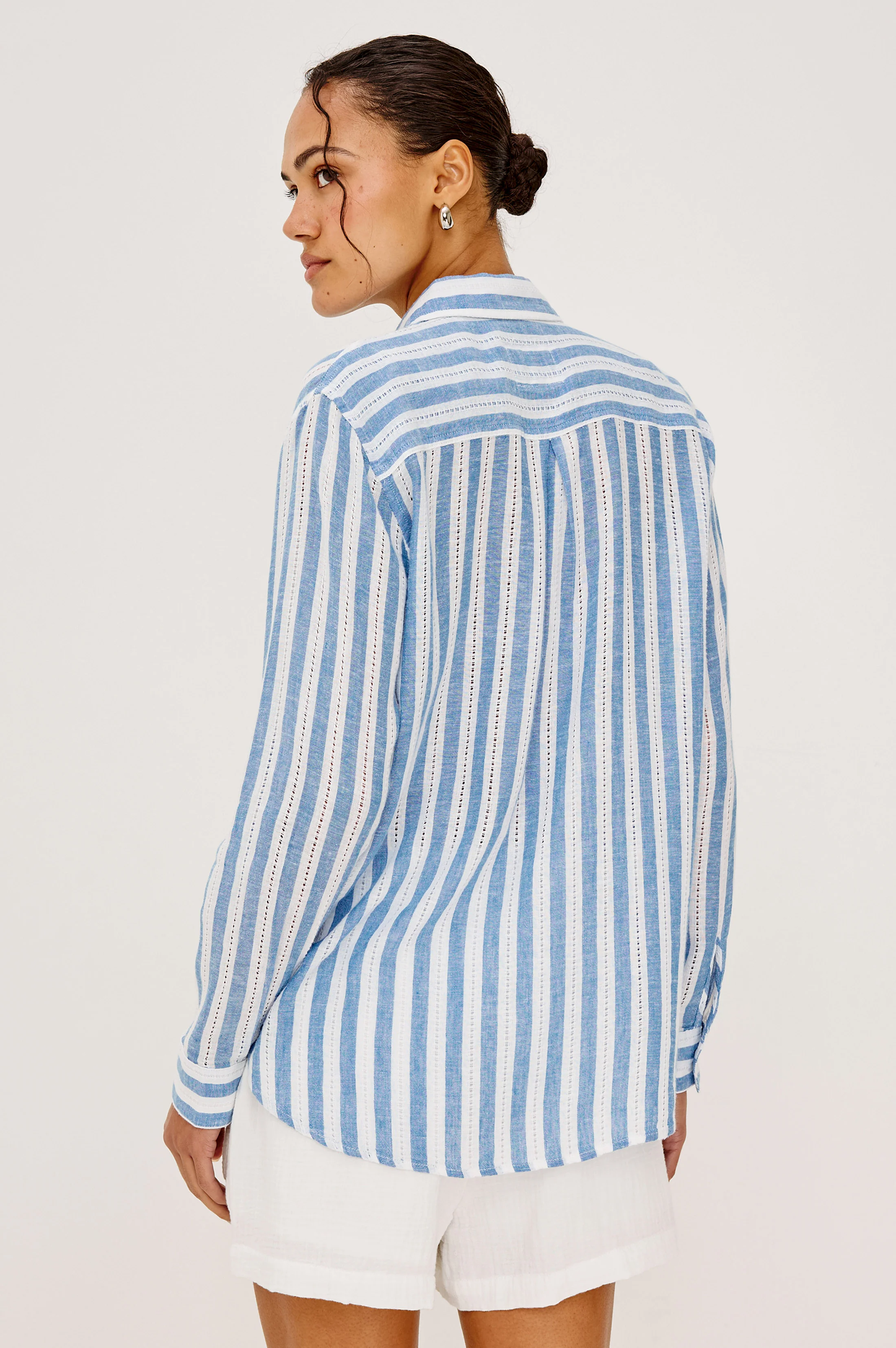 Charli Shirt - Atlantis Stripe