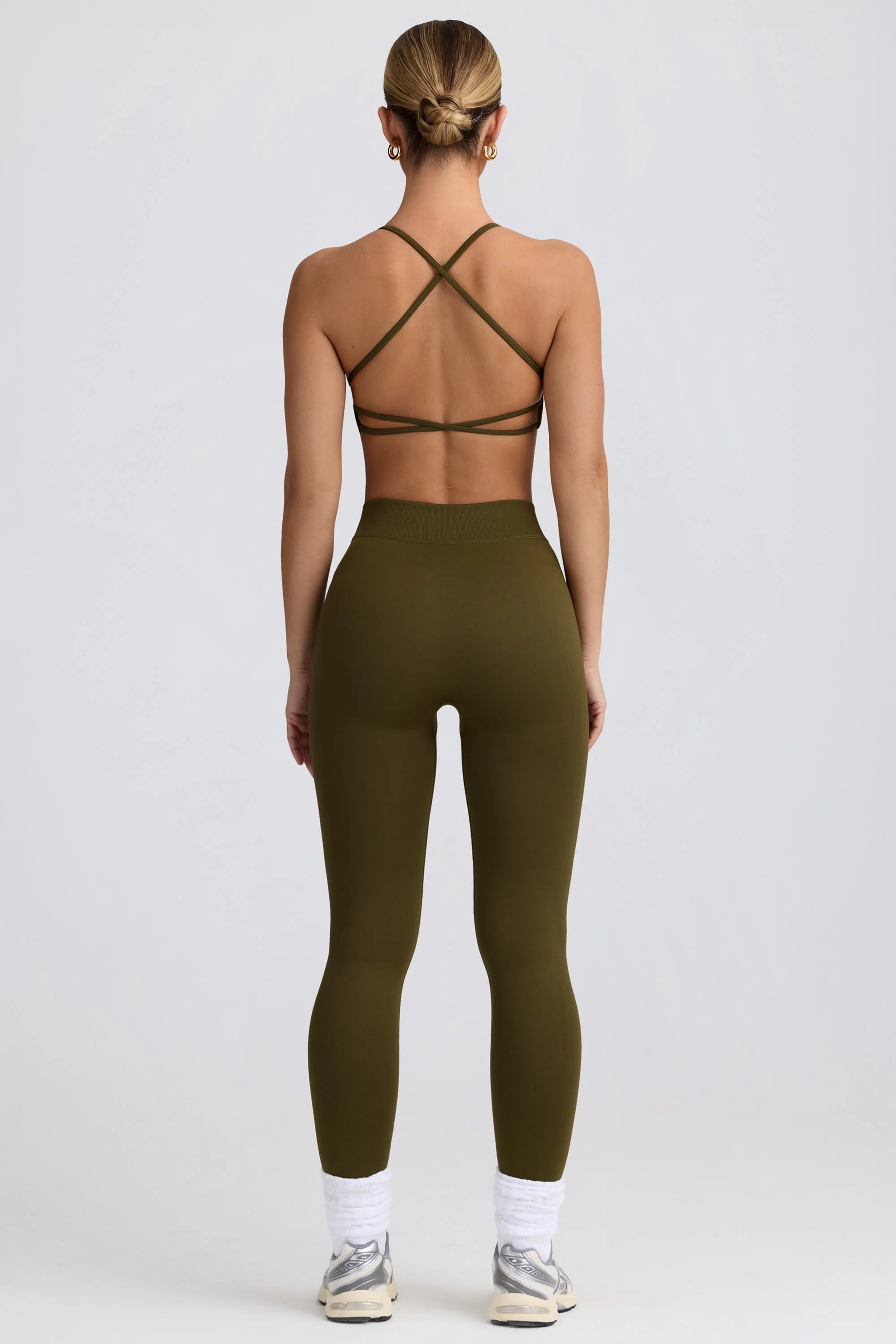Super Sculpt Seamless High-Waist Leggings in Dark Green