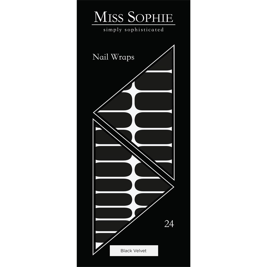 Miss Sophie Folie do paznokci Black Velvet Folie do paznokci