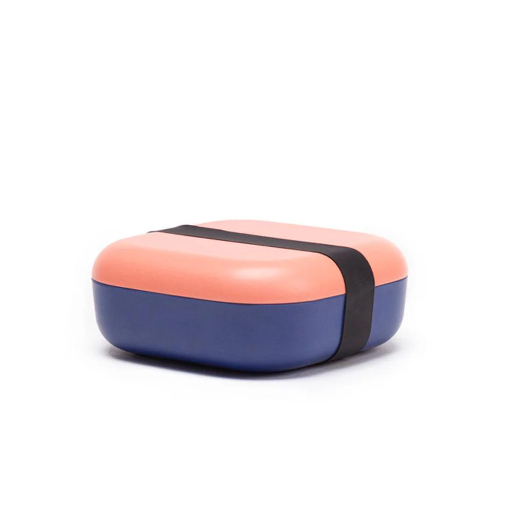 Vogeelle Snack Box - Coral / Blue
