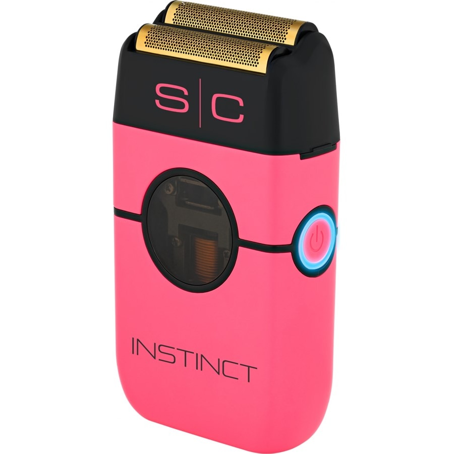 Stylecraft Shavers Instinct Metal Shaver Pink Professional Double Foil Shaver with IN2 Vector Motor