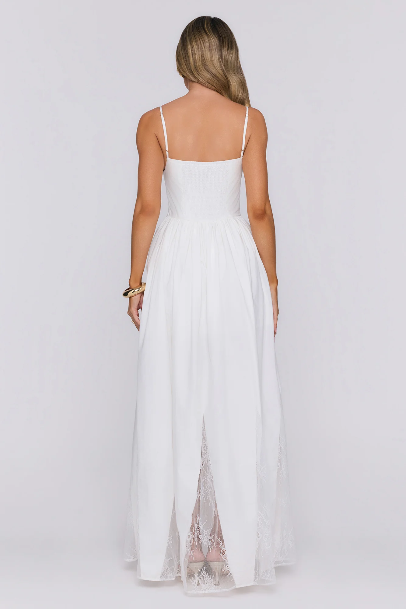 Urban Sunrise Maxi Dress White - luluinthesky