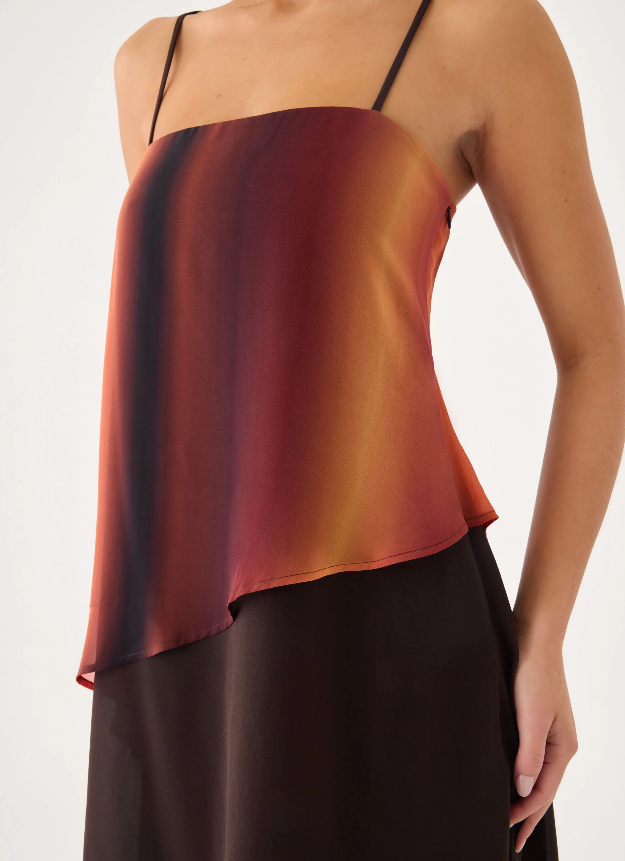 Ruesella Maxi Dress - Brown - luluinthesky