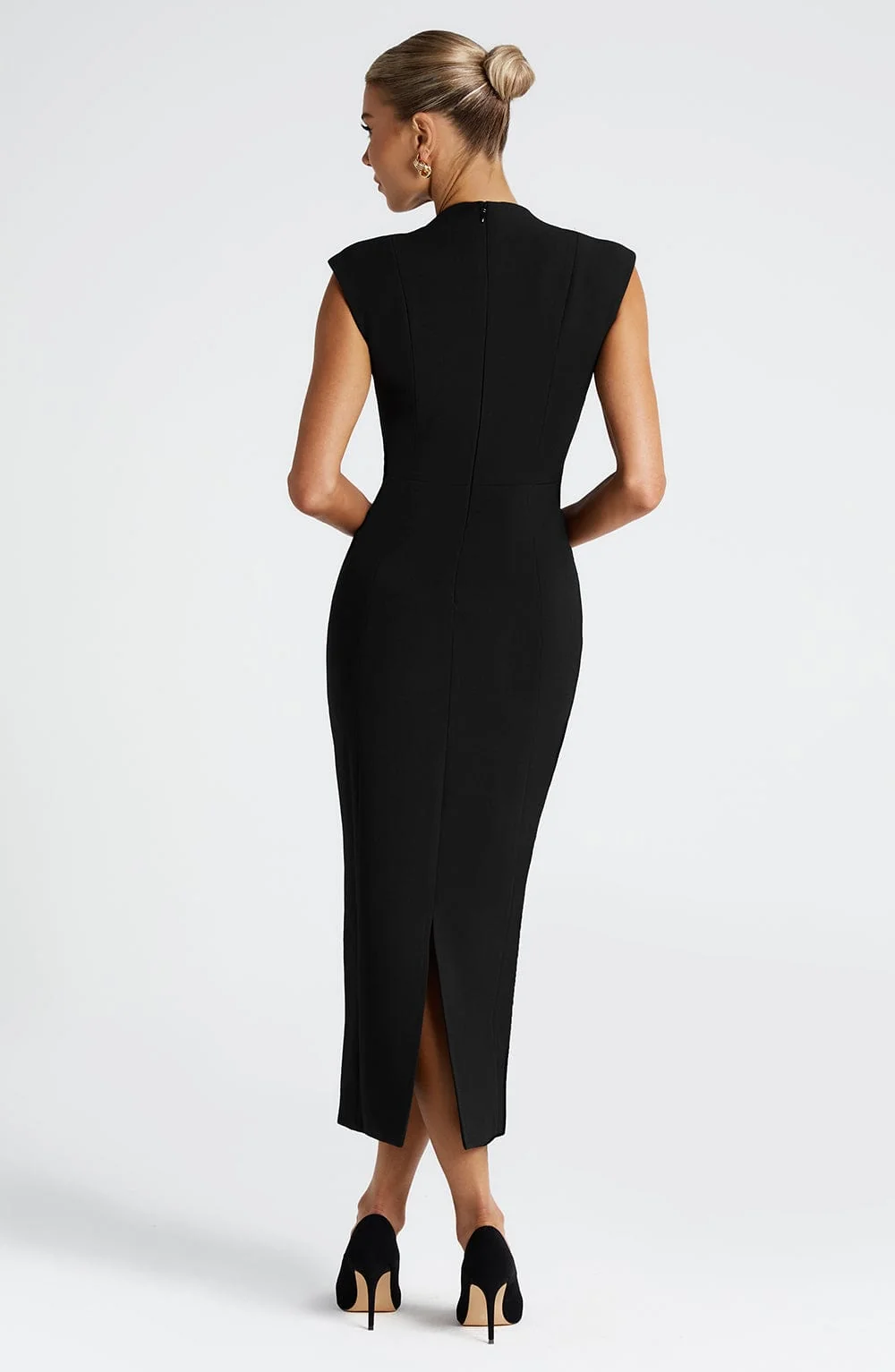 Nellie Midi Dress - Black