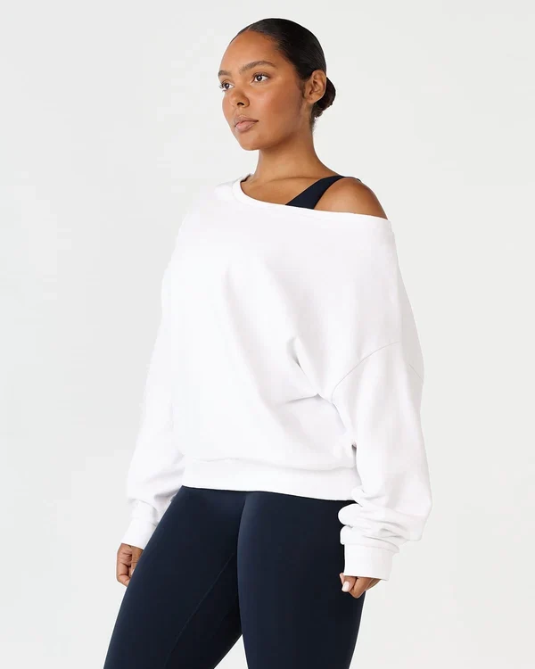 Off Shoulder Sweatshirt