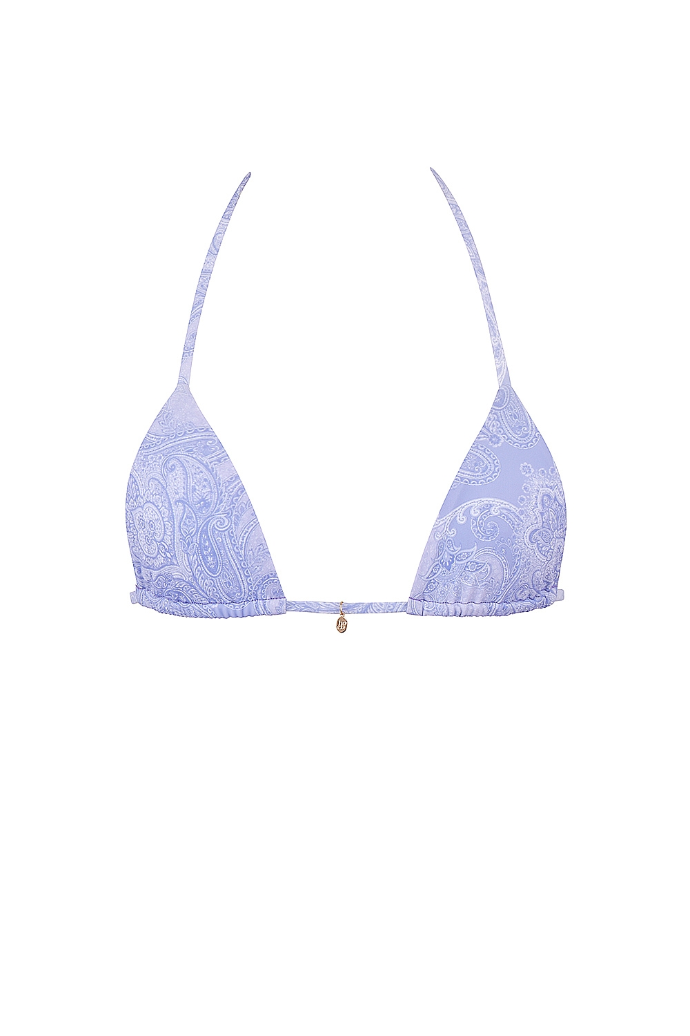 Lavender Paisley Bikini Top
