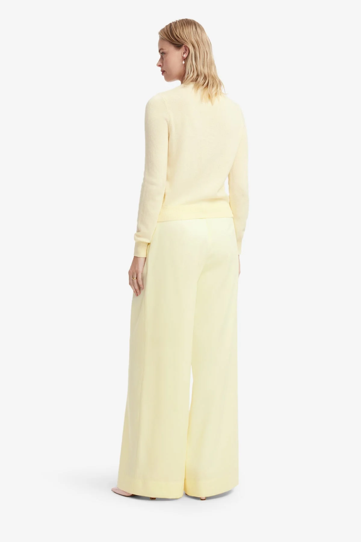 Elisha Wide Leg Pants - Chartreuse