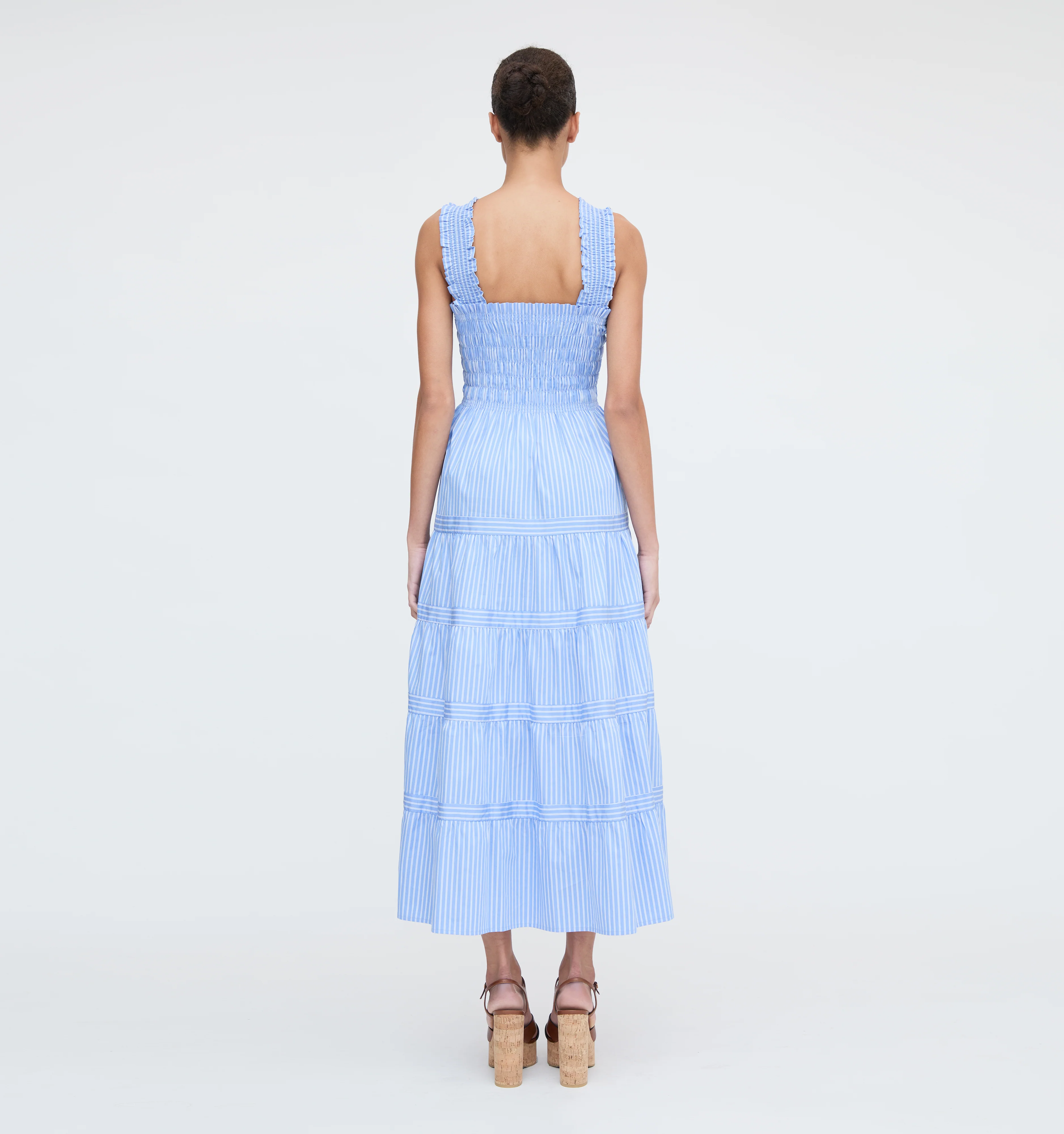 The Kimmy Maxi Nap Dress - Blue Stripe