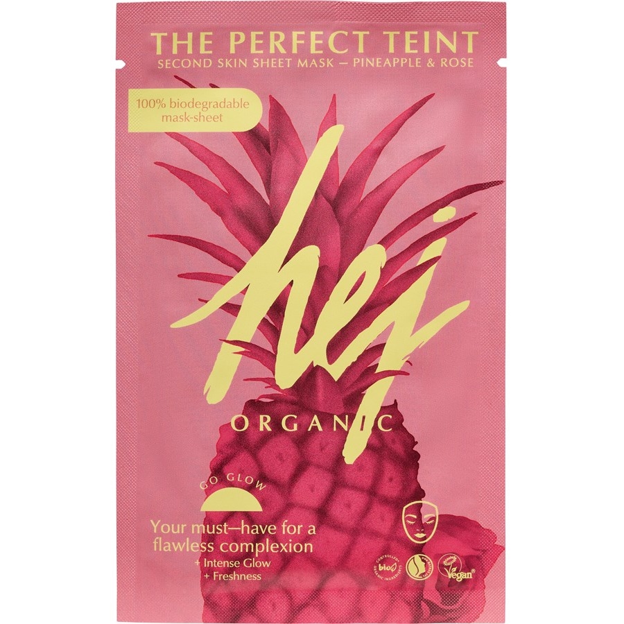 Hej Organic Maseczki i peelingi The Perfect Teint Second Skin Sheet Mask