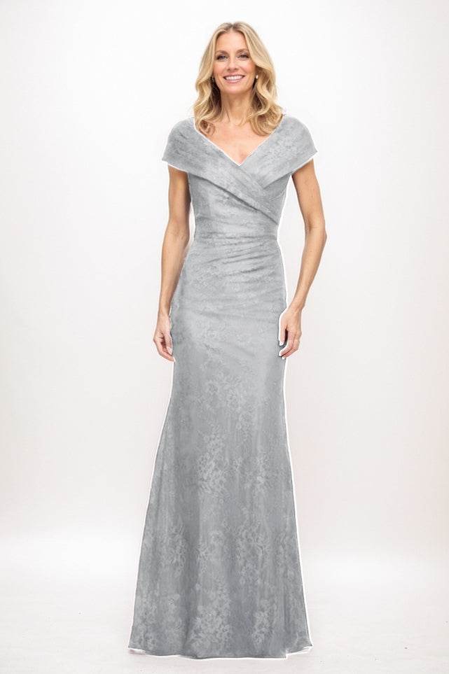Sheath Maxi Elastic Satin Mother Of The Bride Dress CM0325