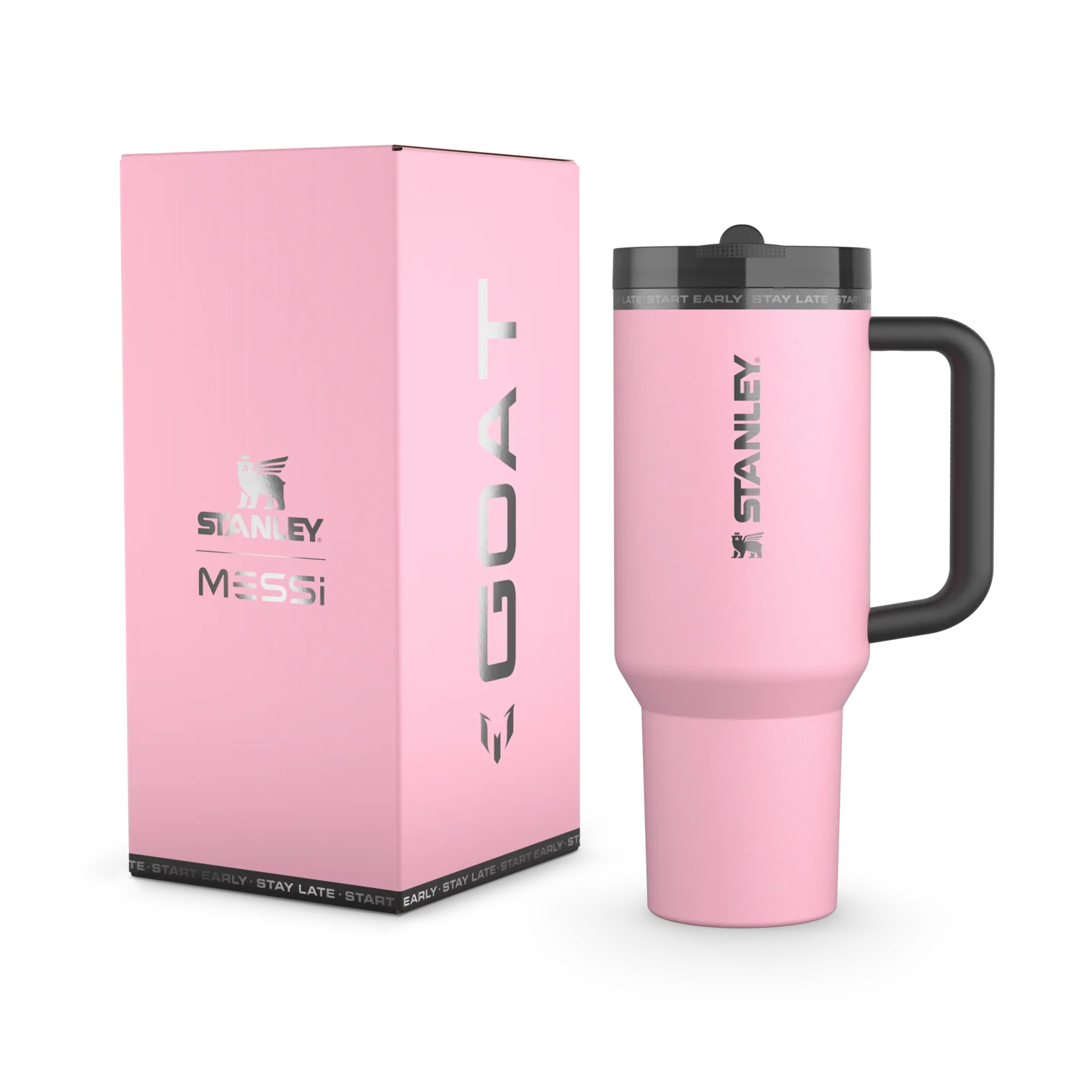 The Messi x Stanley Quencher ProTour Flip Straw Tumbler