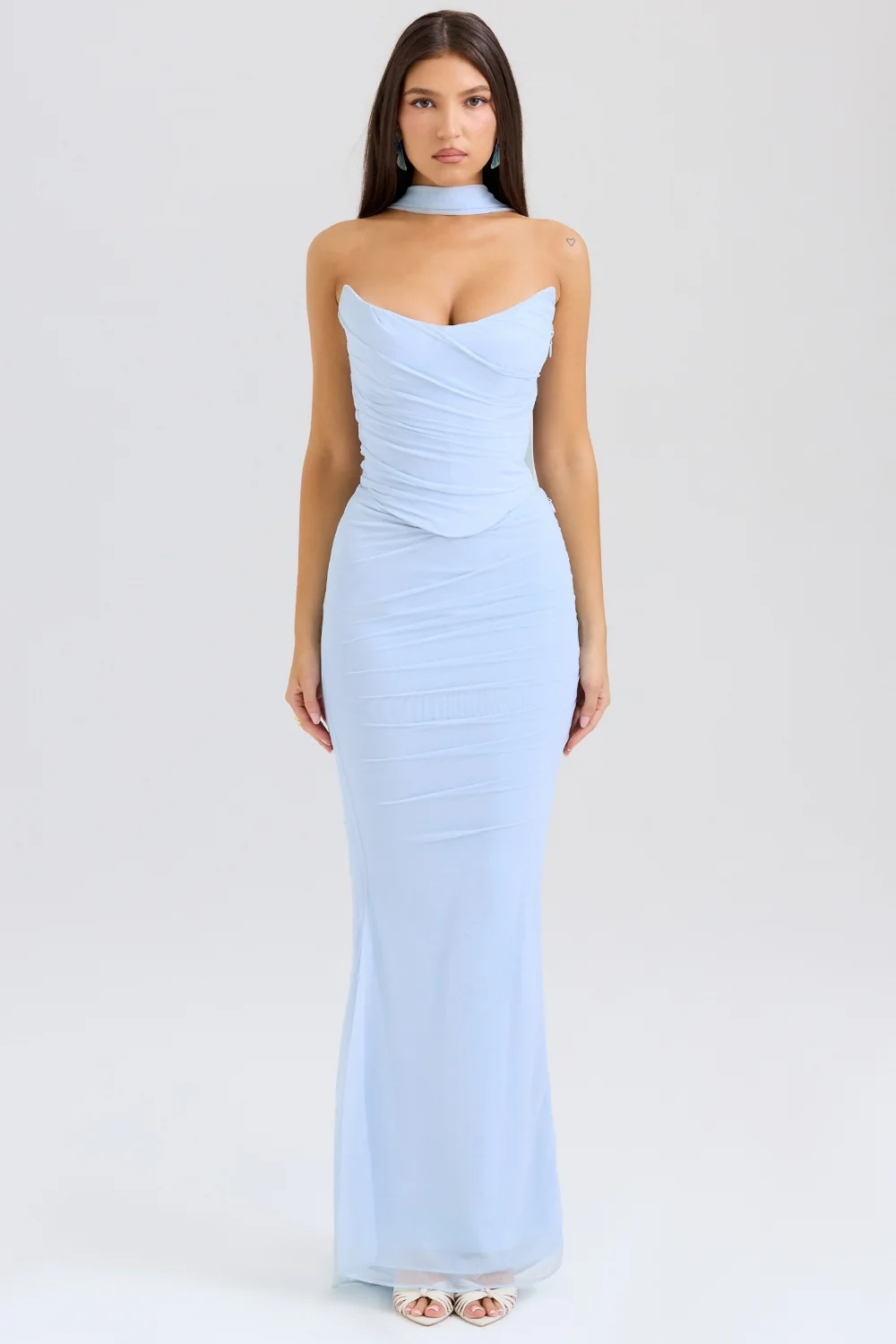 Bluebell Fluted Hem Maxi Skirt