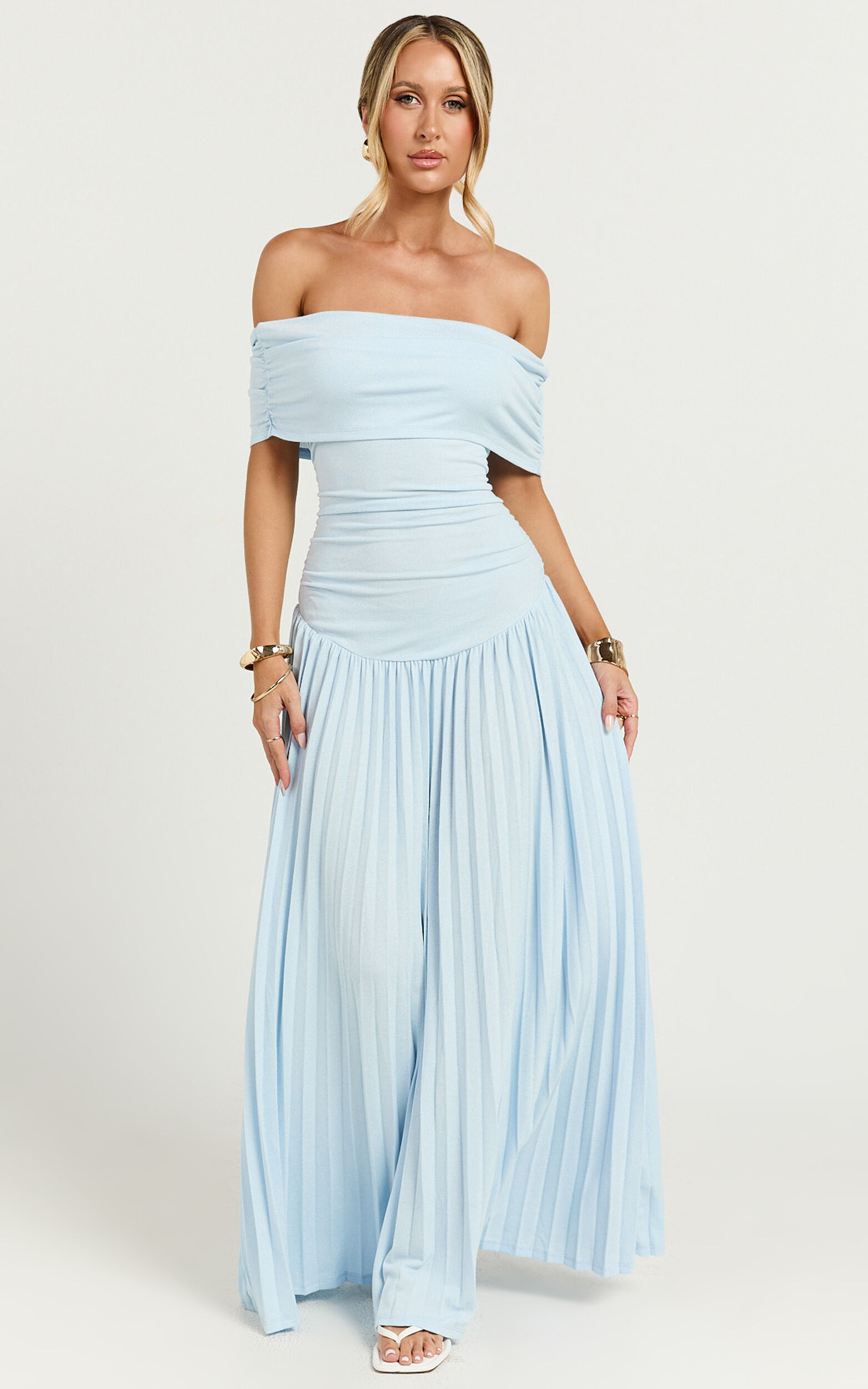 Lioness - Field of Dreams Maxi Dress in Soft Blue