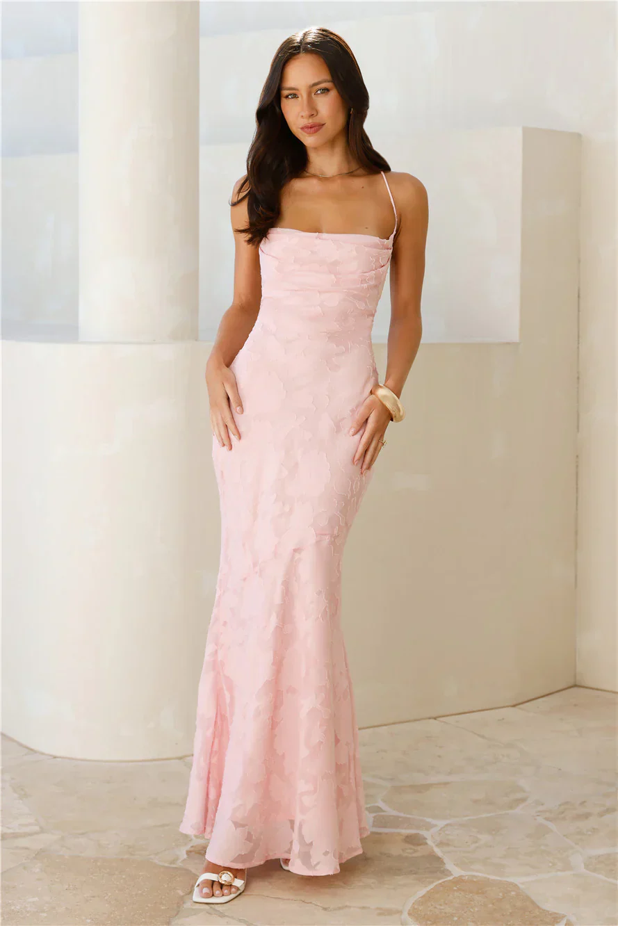 Bridge To Wonderland Maxi Dress Pink