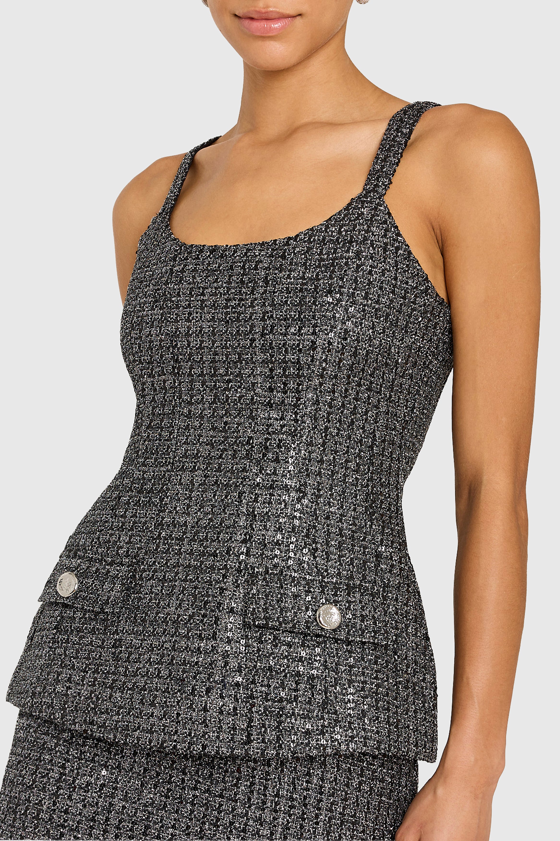 Empire Dress in Clarkson Tweed