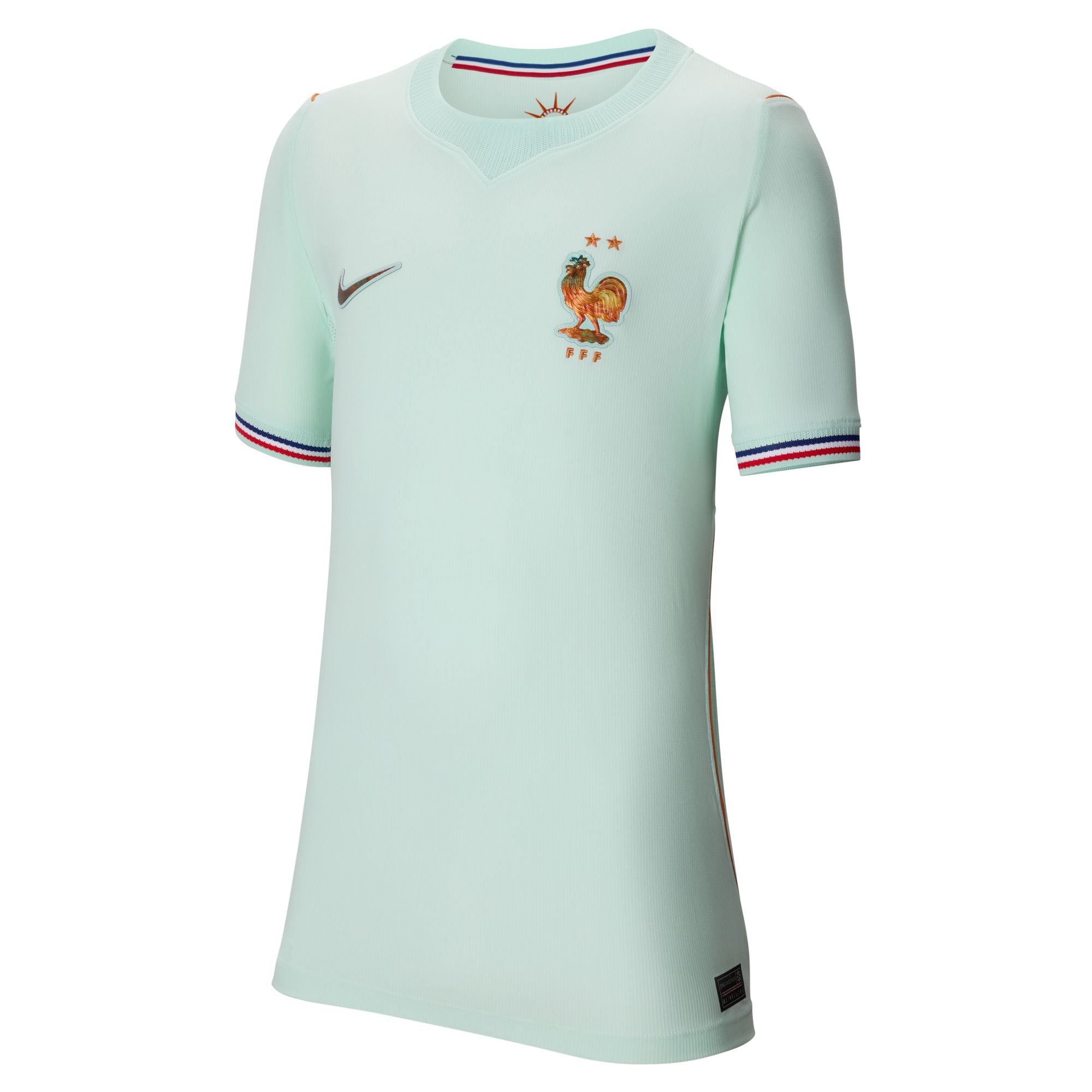 NIKE France Stadium Away 2026 Jr B Replica Jersey Green IB5202-394